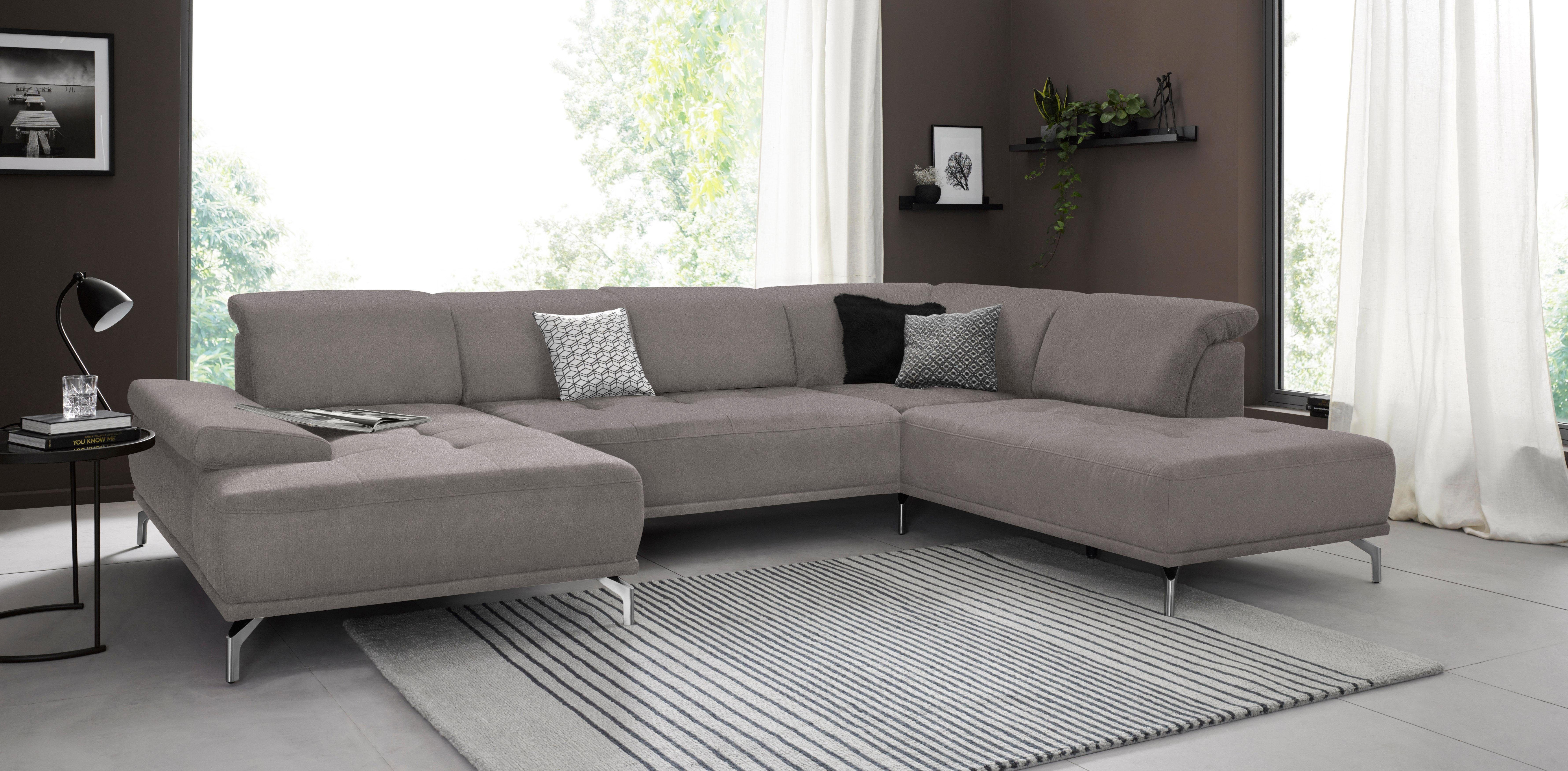 Places of Style Wohnlandschaft "Caluna", Inkl.Sitztiefenverstellung, wahlwe günstig online kaufen