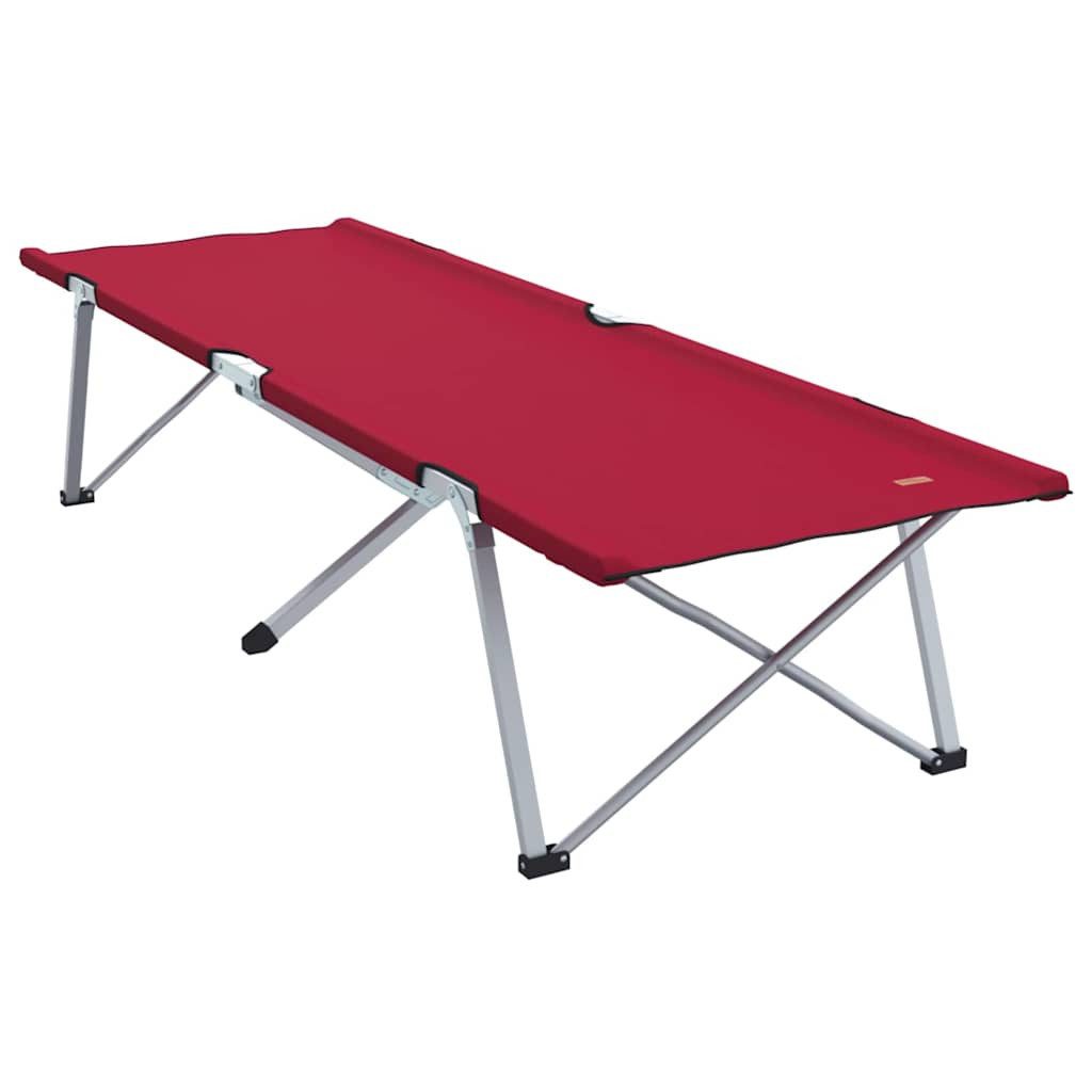 Bett Klapp Schlafbett fürs Camping Rot 194 x 62,5 x 42,5 cm