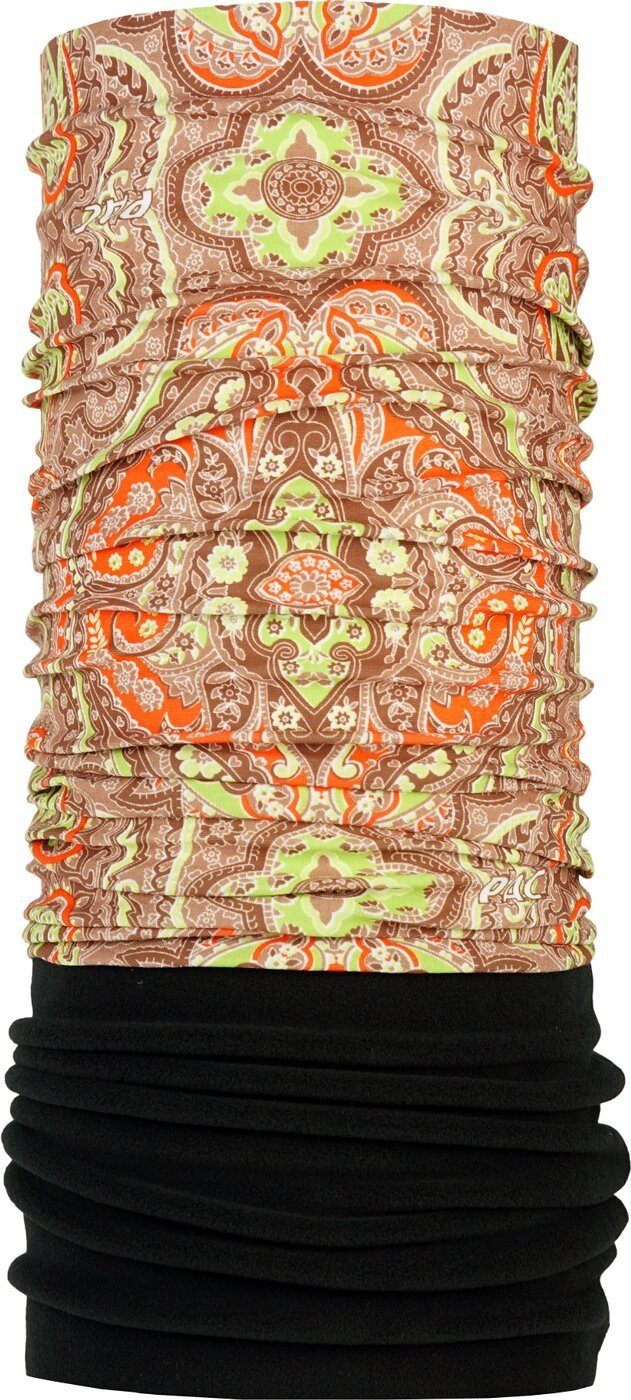 Halstuch P.A.C. 166 PAISLEY ORIENTAL ORANGE FLEECE Fleece PAC