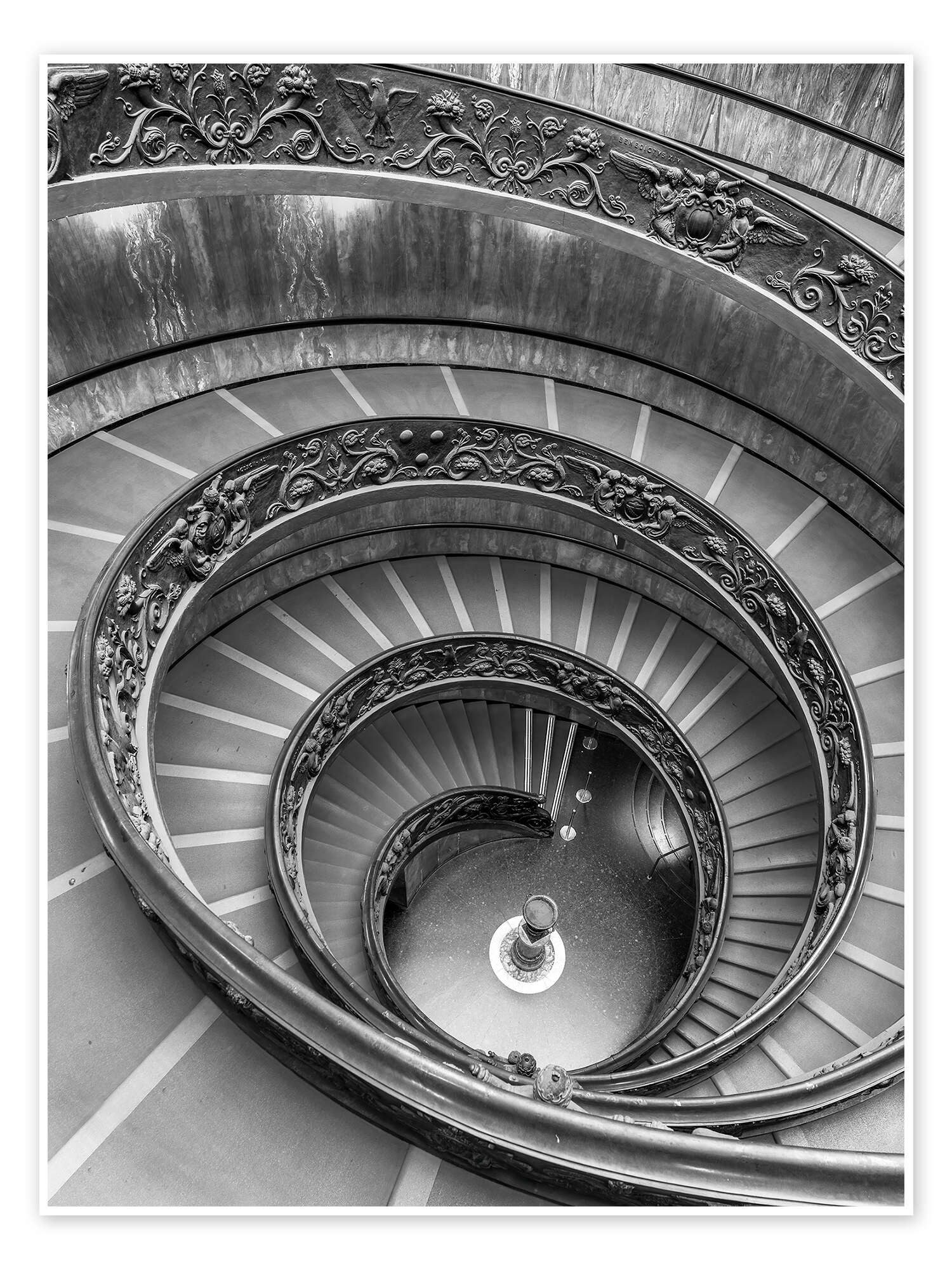 Posterlounge Wandbild Die römische Wendeltreppe, Assaf Frank, erhältlich al günstig online kaufen