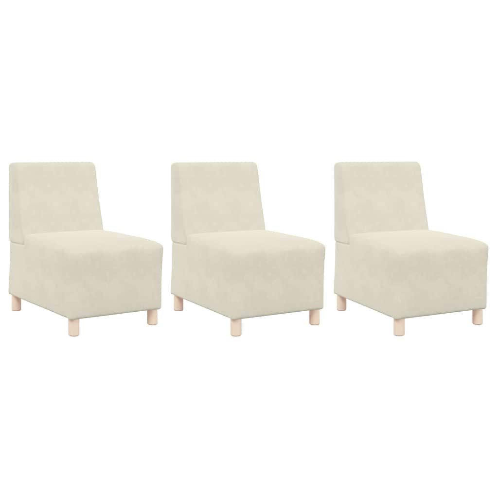 vidaXL Sofa Modulares Armfreies Sofa 3 günstig online kaufen
