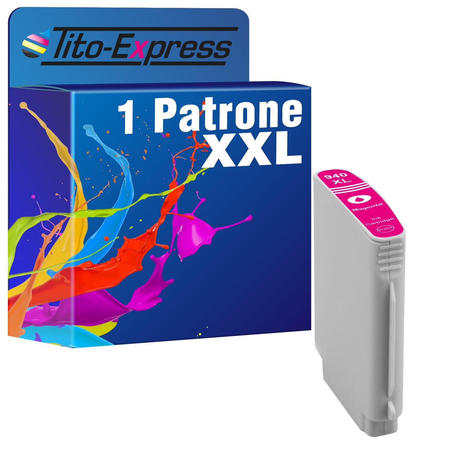 Tito-Express ersetzt HP 940 XL 940XL Magenta Tintenpatrone (für OfficeJet Pro 8000 Enterprise Wireless 8500A 8500 A Plus Premium)