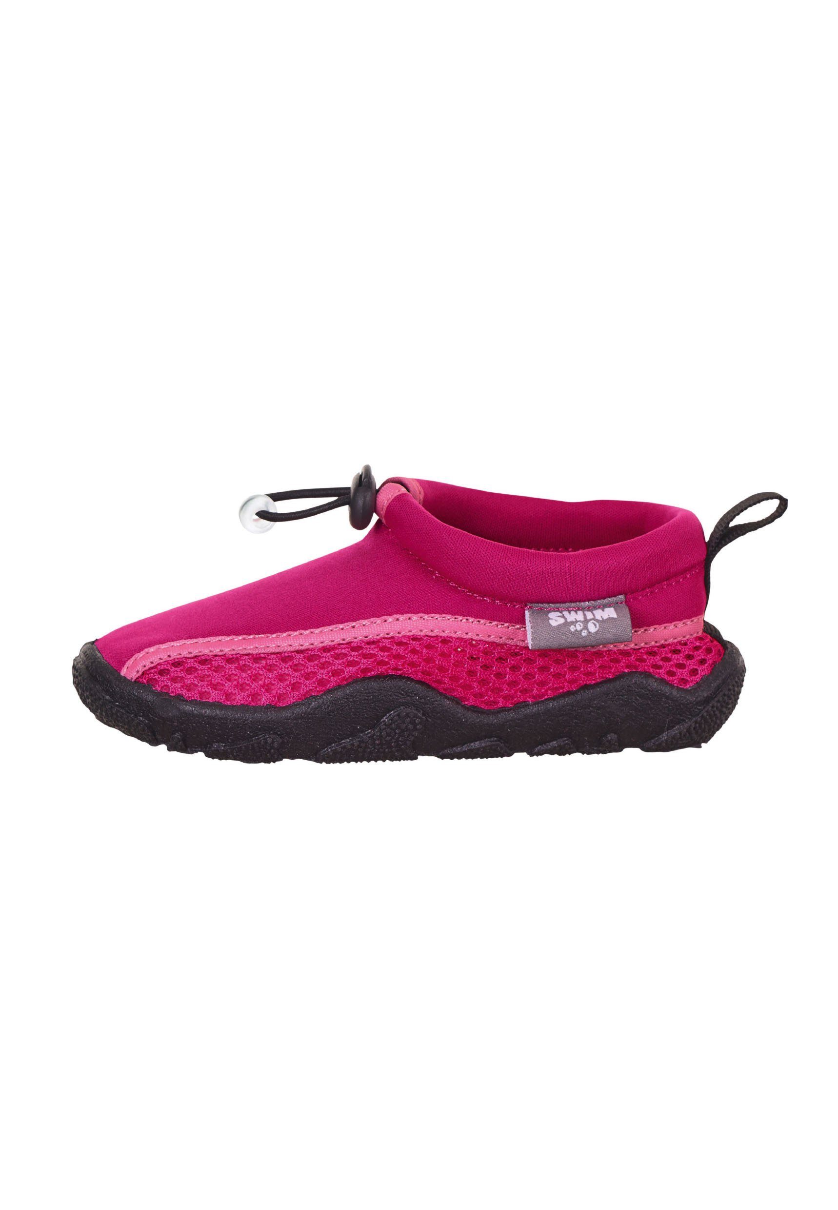 Sterntaler® Badeanzug Aquaschuh uni Badeschuh Kinder - Badeschuh Baby, Aquaschuhe Kinder mit rutschfester Sohle unifarben - Badeschuh Mädchen, Badeschuhe Kinder aus Neopren und Mesh Marine und Magenta - Badeschuh Junge - Anti-Rutsch-Sohle - aus Mesh mit Gummi