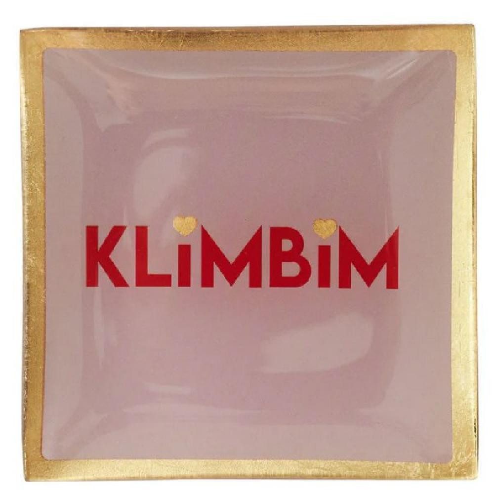 Giftcompany Dekoteller Glasteller Love Plates Klimbim (10x10cm)