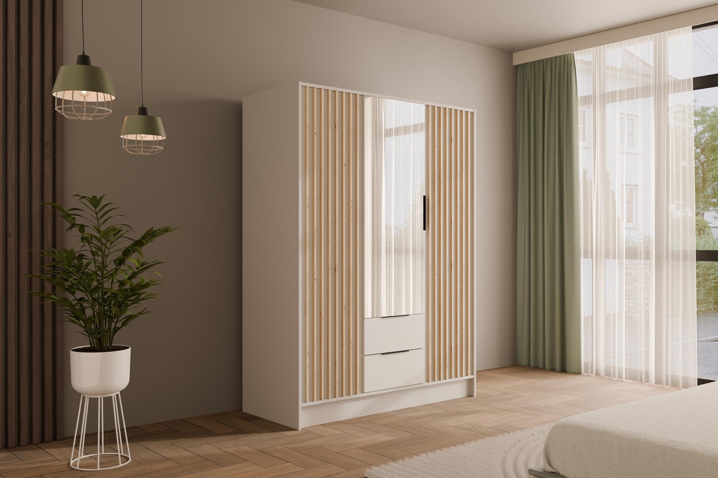 ALTDECOR Drehtürenschrank NELIA (Kleiderschrank Garderobenschrank mit günstig online kaufen