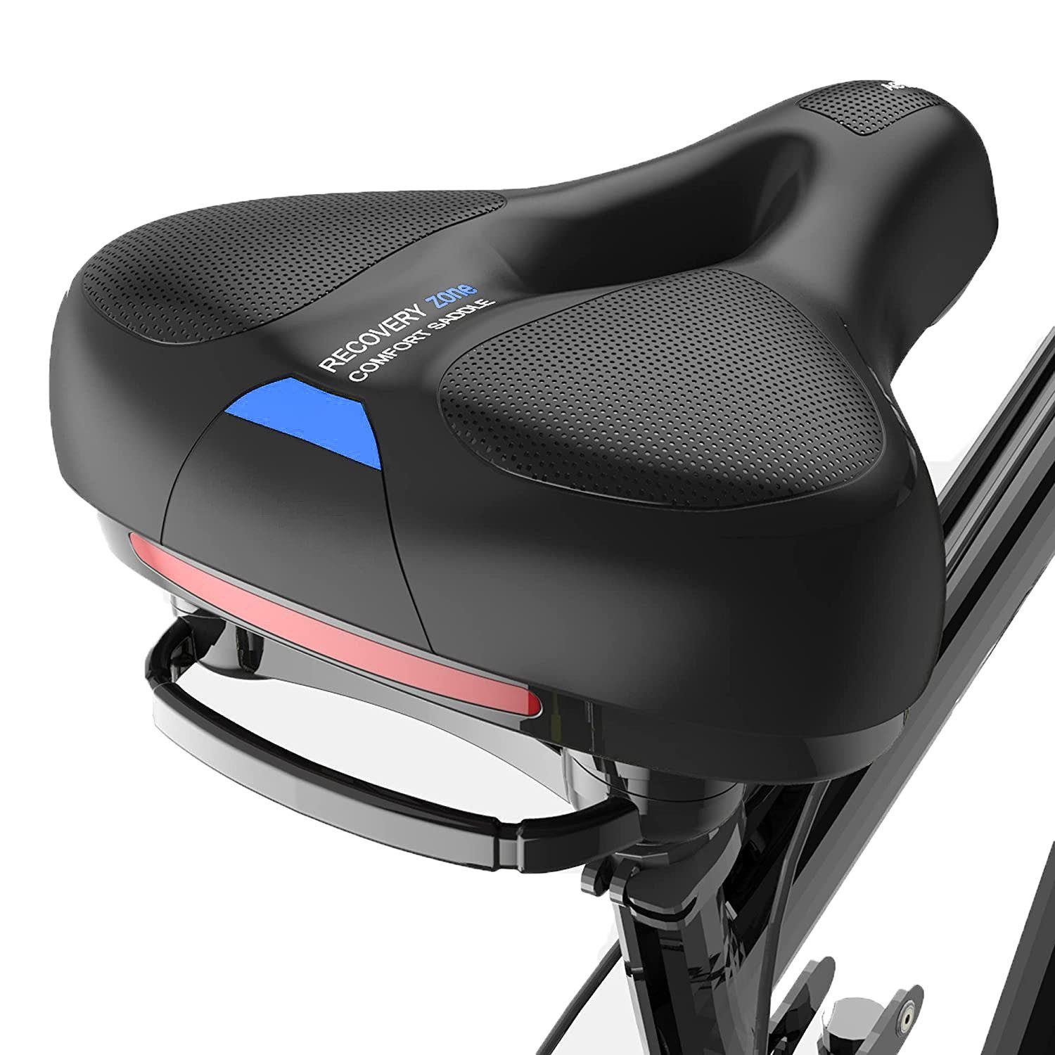SURFOU Fahrradsattel Fahrradsattel Herren Damen Bequem Fahrrad Sattel (Duale Stoßdämpfung, Wasserdicht & langlebig, Reflektorstreifen, Universelle Passform & einfache Montage, für mtb, Rennräder, E-Bikes, Citybikes & Falträder), Ergonomic Design Bequemer Fahrradsättel