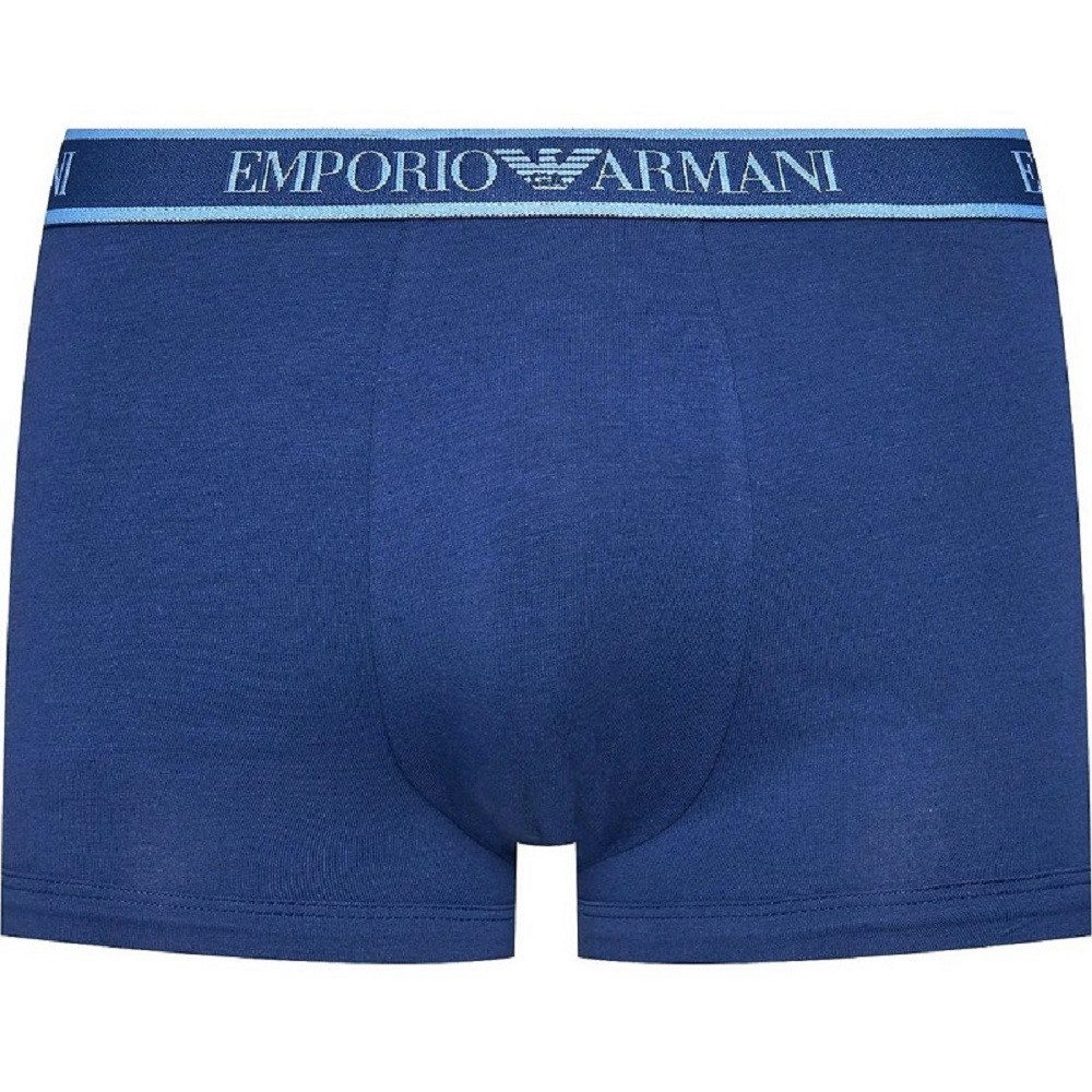 Emporio Armani Boxer 3 Pack Trunk Herren Boxer Unterwäsche 112130 4F717 75336 Atmungsaktiv, Stretch
