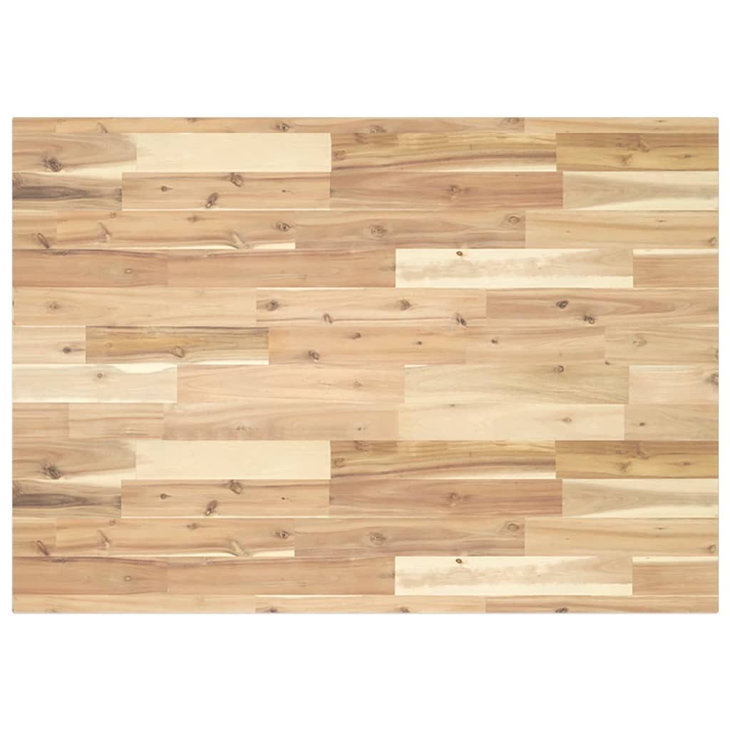 vidaXL Tischplatte Tischplatte Rechteckig 100x70x2 cm Massivholz Akazie