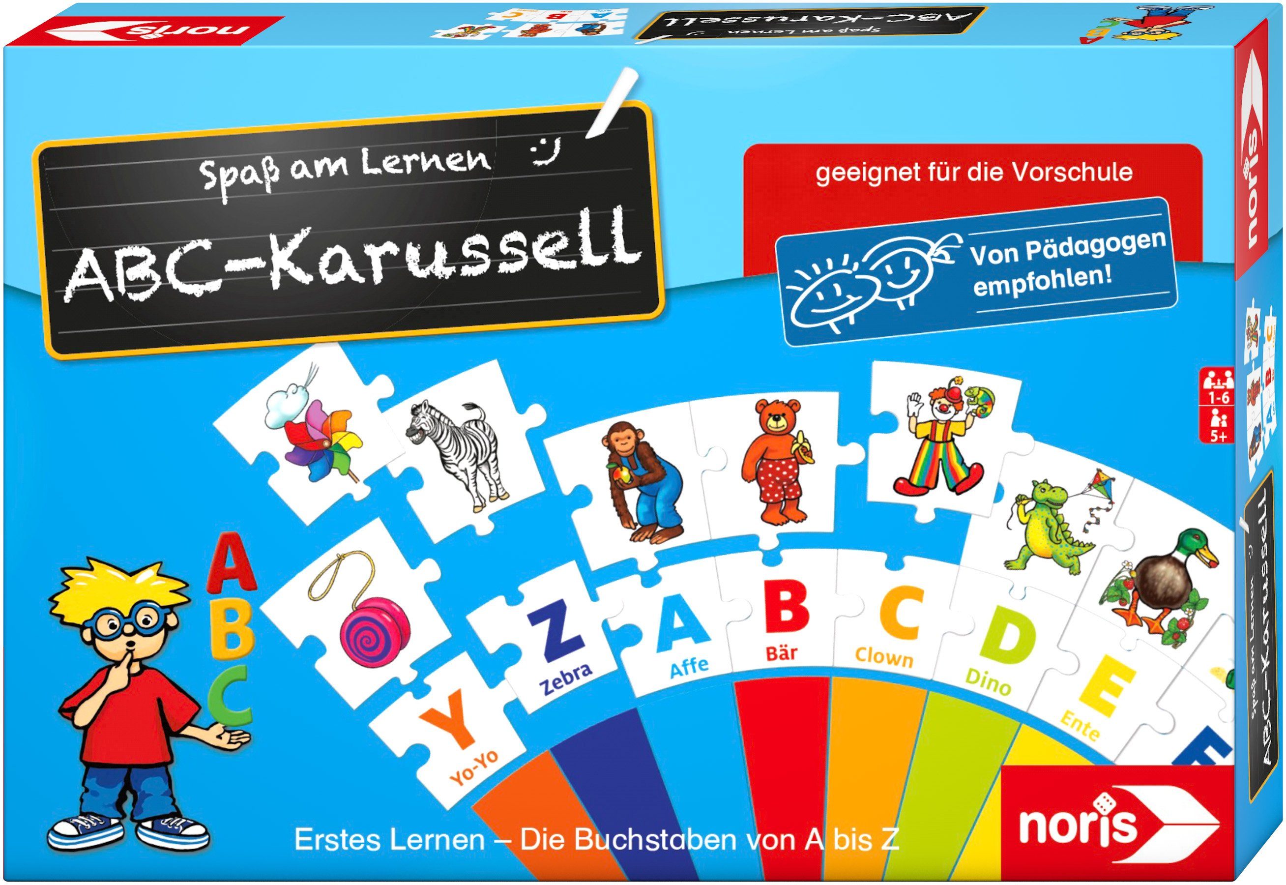 NORIS Spiel ABC-Karussell mehr