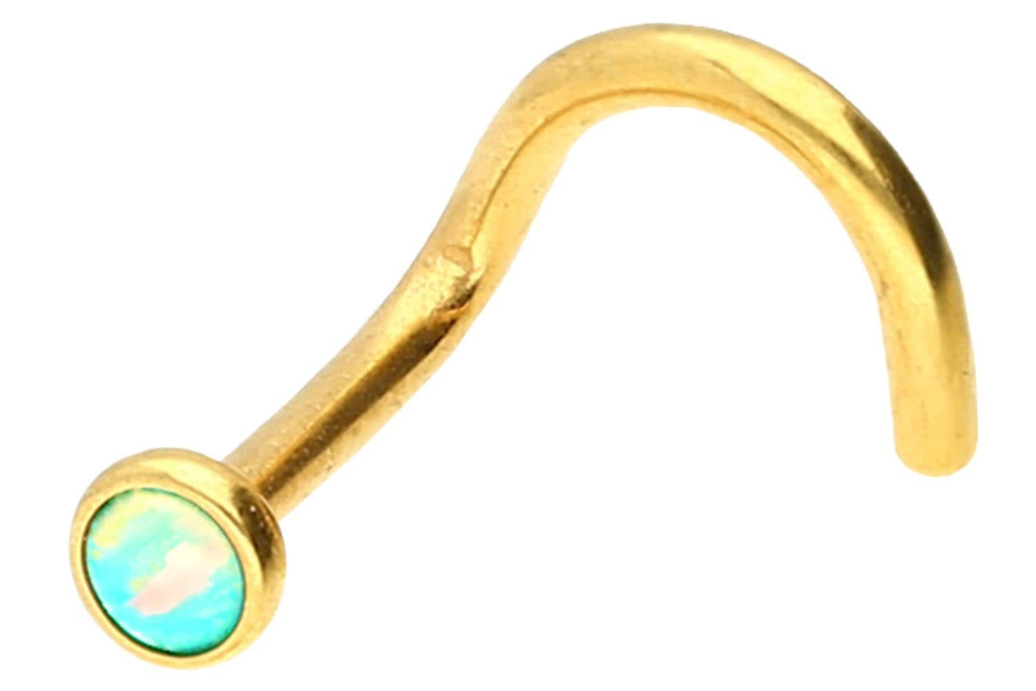 Farbe: Goldfarben + Opal: Mintgrün