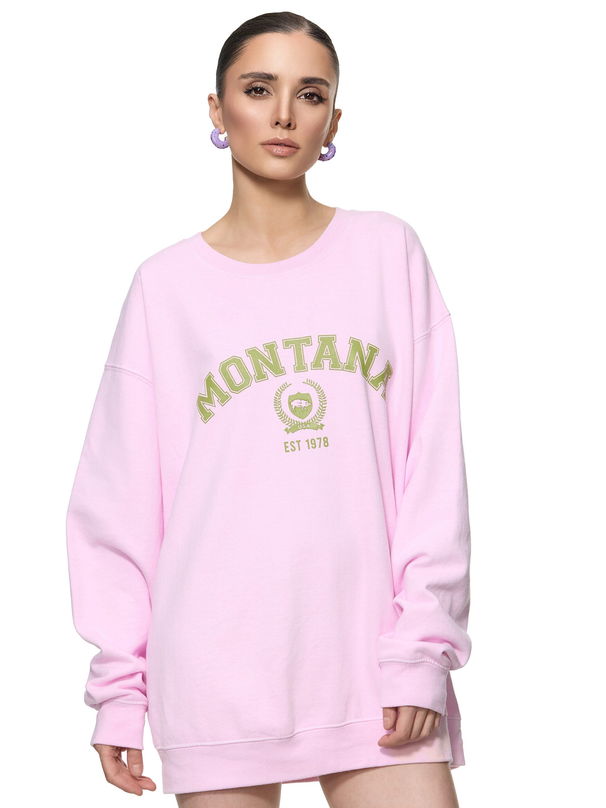 Worldclassca Sweatshirt Worldclassca Oversized Sweatshirt MONTANA günstig online kaufen