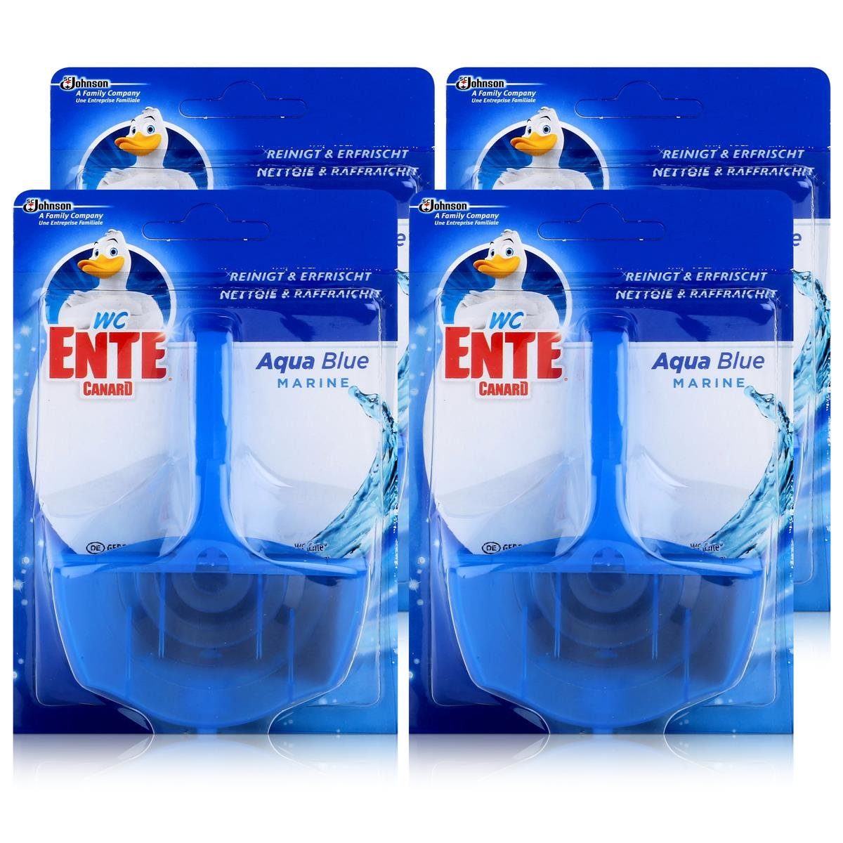 WC Ente Einhänger Aqua Blue 40g WC-Frische (4er Pack) WC-Reiniger