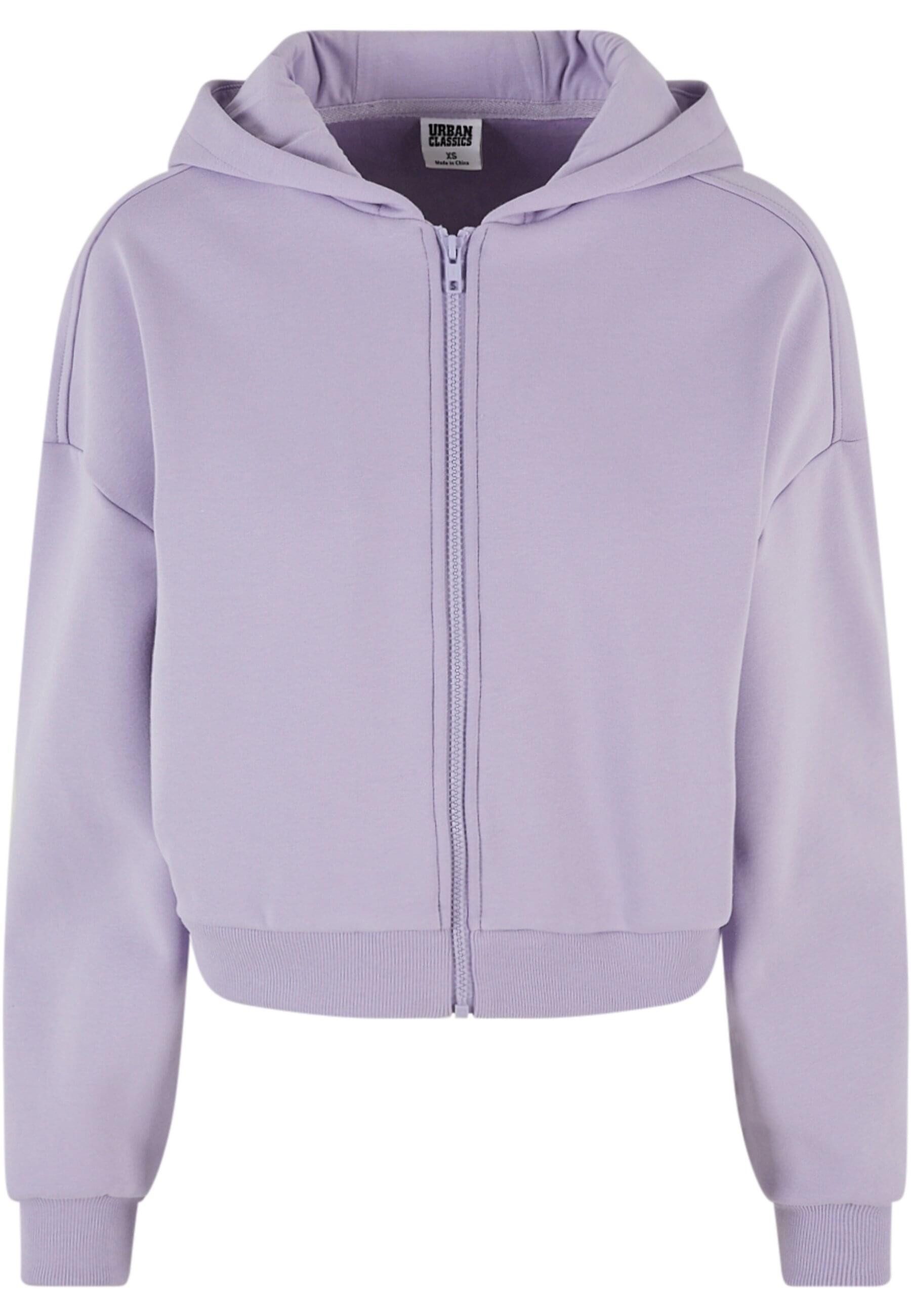 URBAN CLASSICS Sweatjacke "Urban Classics Damen Ladies Cozy Short Zip Hoody günstig online kaufen