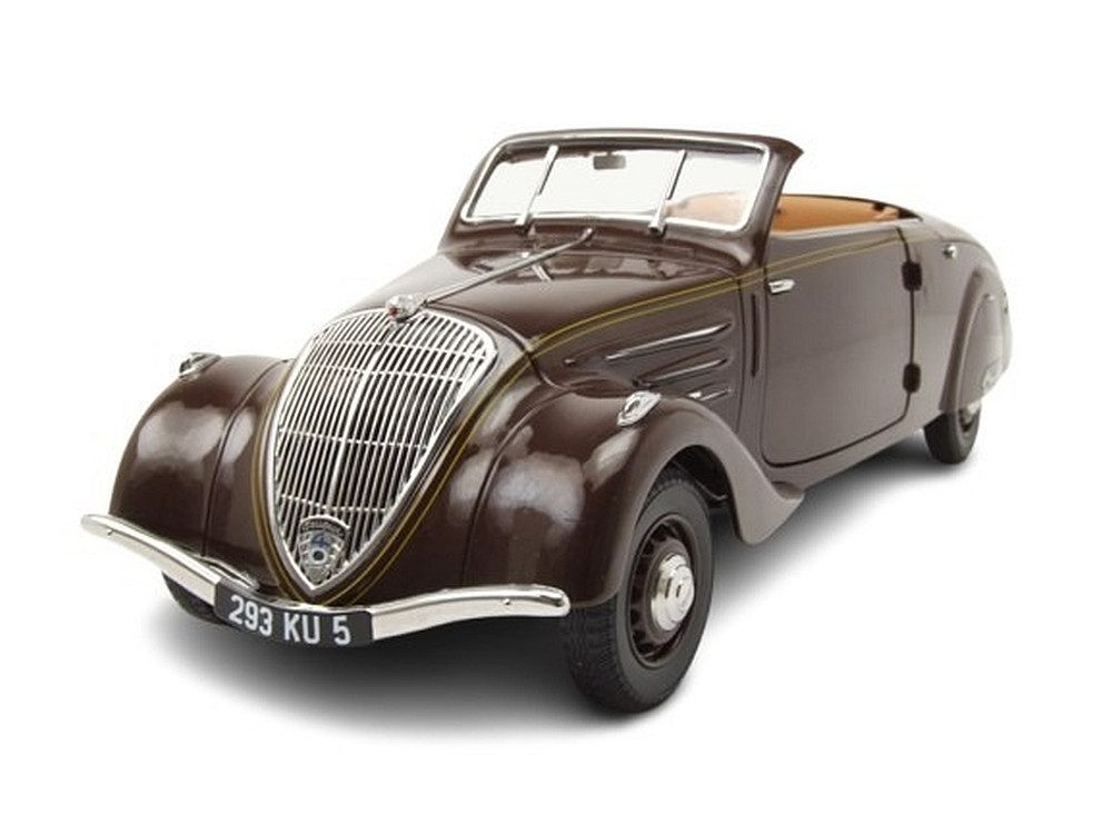 Modellauto Peugeot 402 Eclipse 1937 chocolate braun