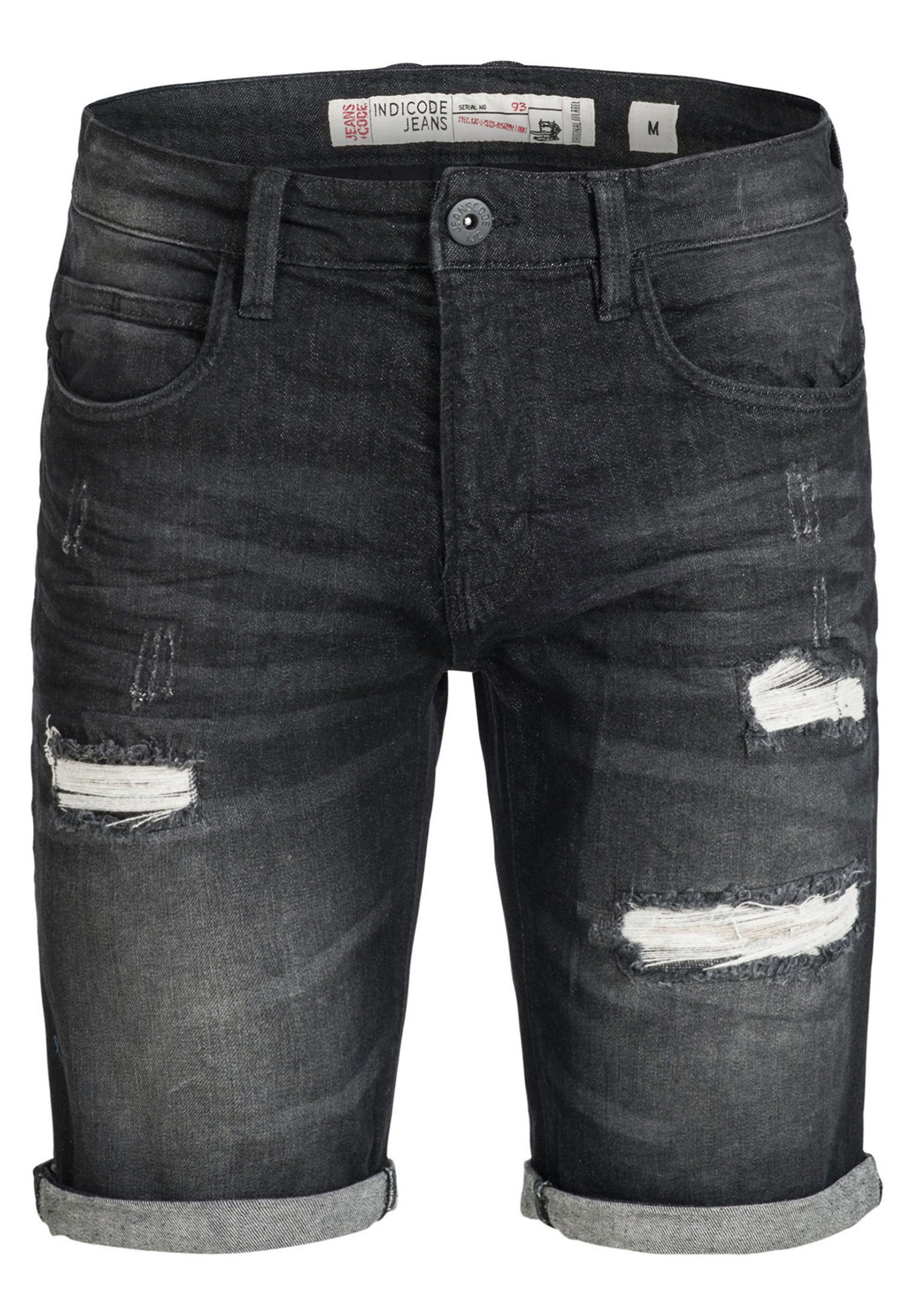 Indicode Jeansshorts Caden mit 5 Taschen, günstig online kaufen