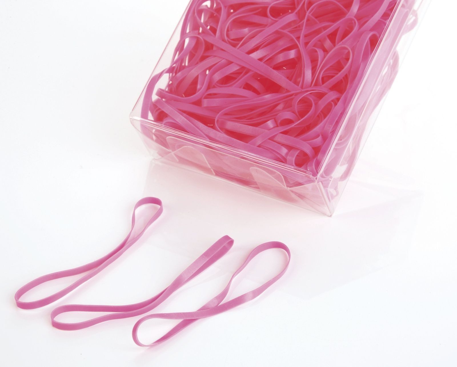 Gummibänder Gummiband 55mm VE=1000 Stück pink