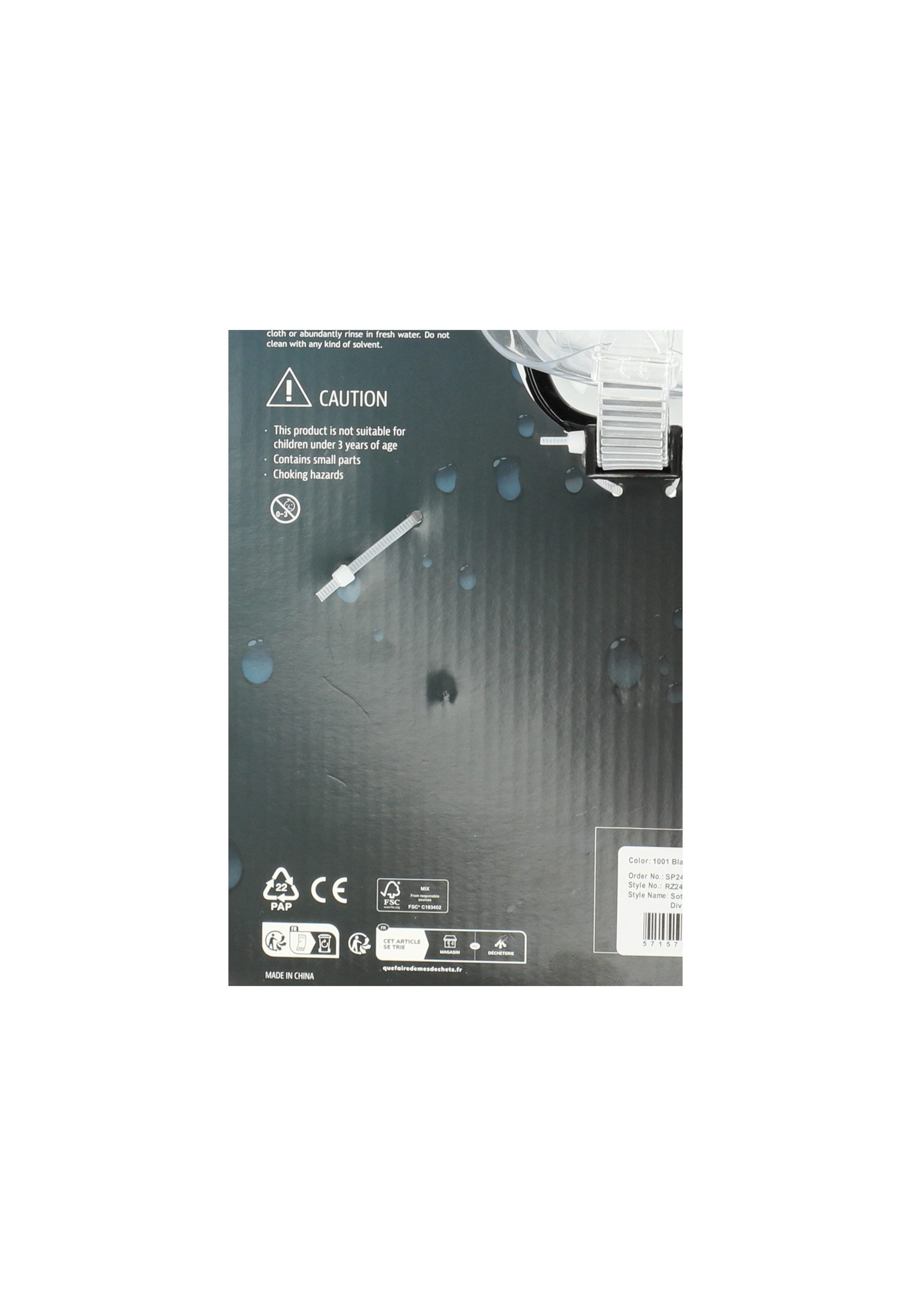 Rezo Taucherbrille Sotavento, mit cleverem Wasserstopp