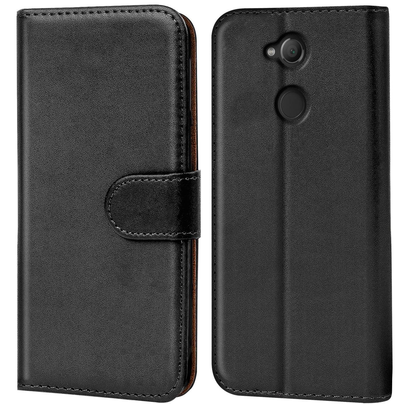 CoolGadget Handyhülle Wallet Klapp Tasche Book Case für Sony Xperia XA2 5,2 Zoll, Hülle Klapphülle Flip Cover Etui Schutzhülle