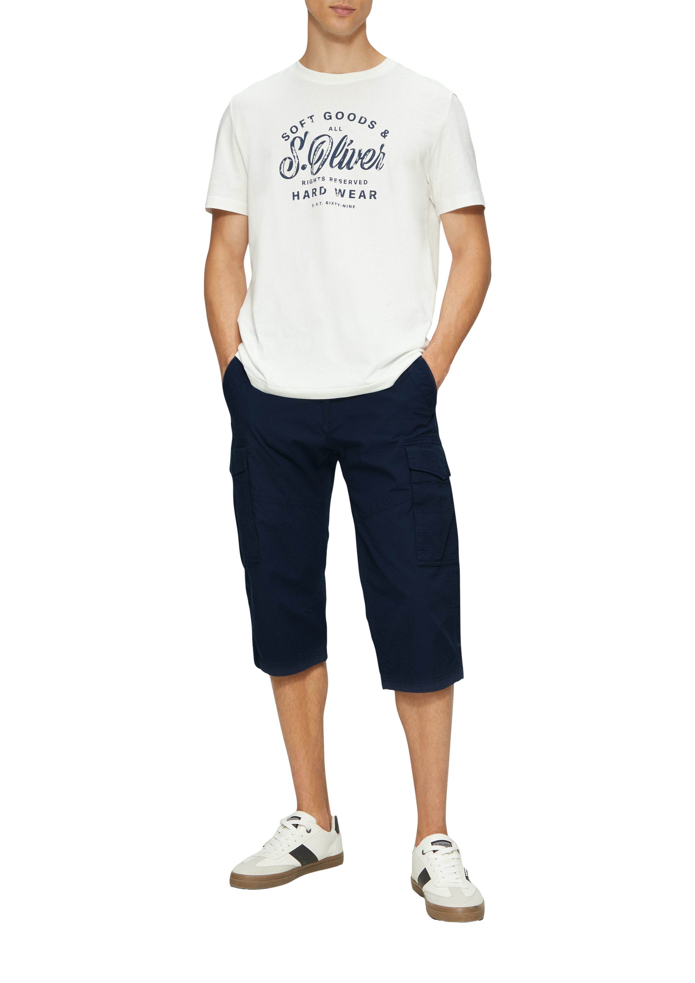 s.Oliver Cargobermudas mit Stretch günstig online kaufen