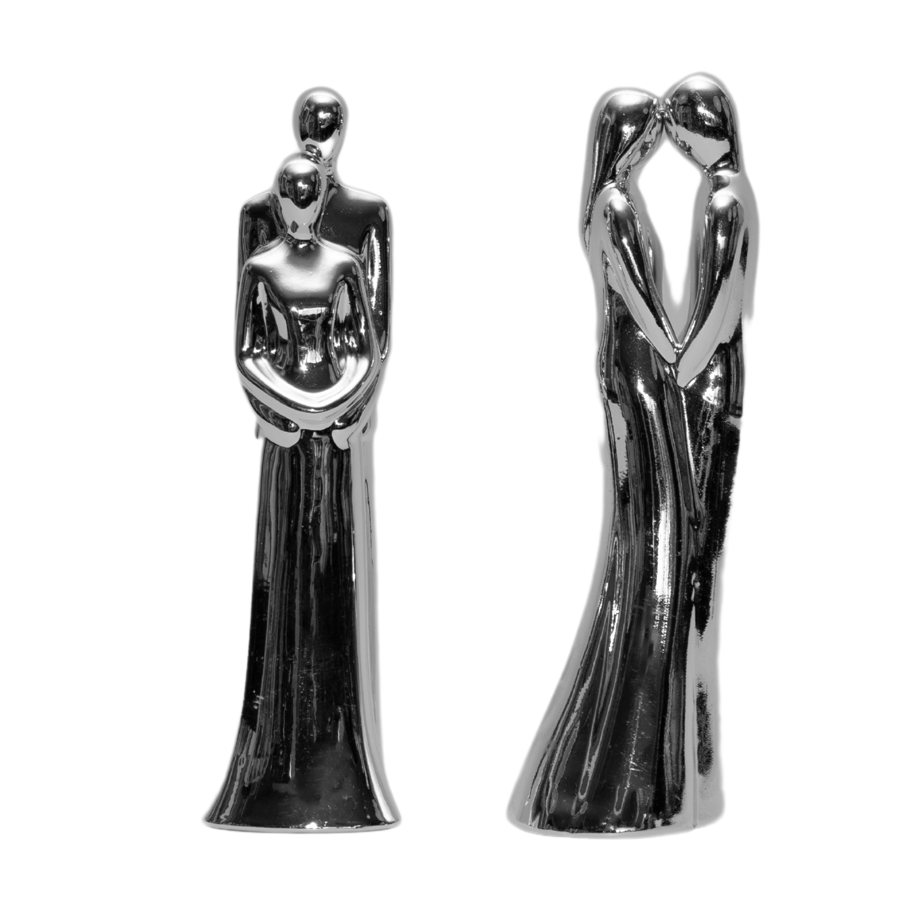 trends for living Skulptur 2x Paar-Statue Skulptur Keramik-Skulptur Hochzei günstig online kaufen