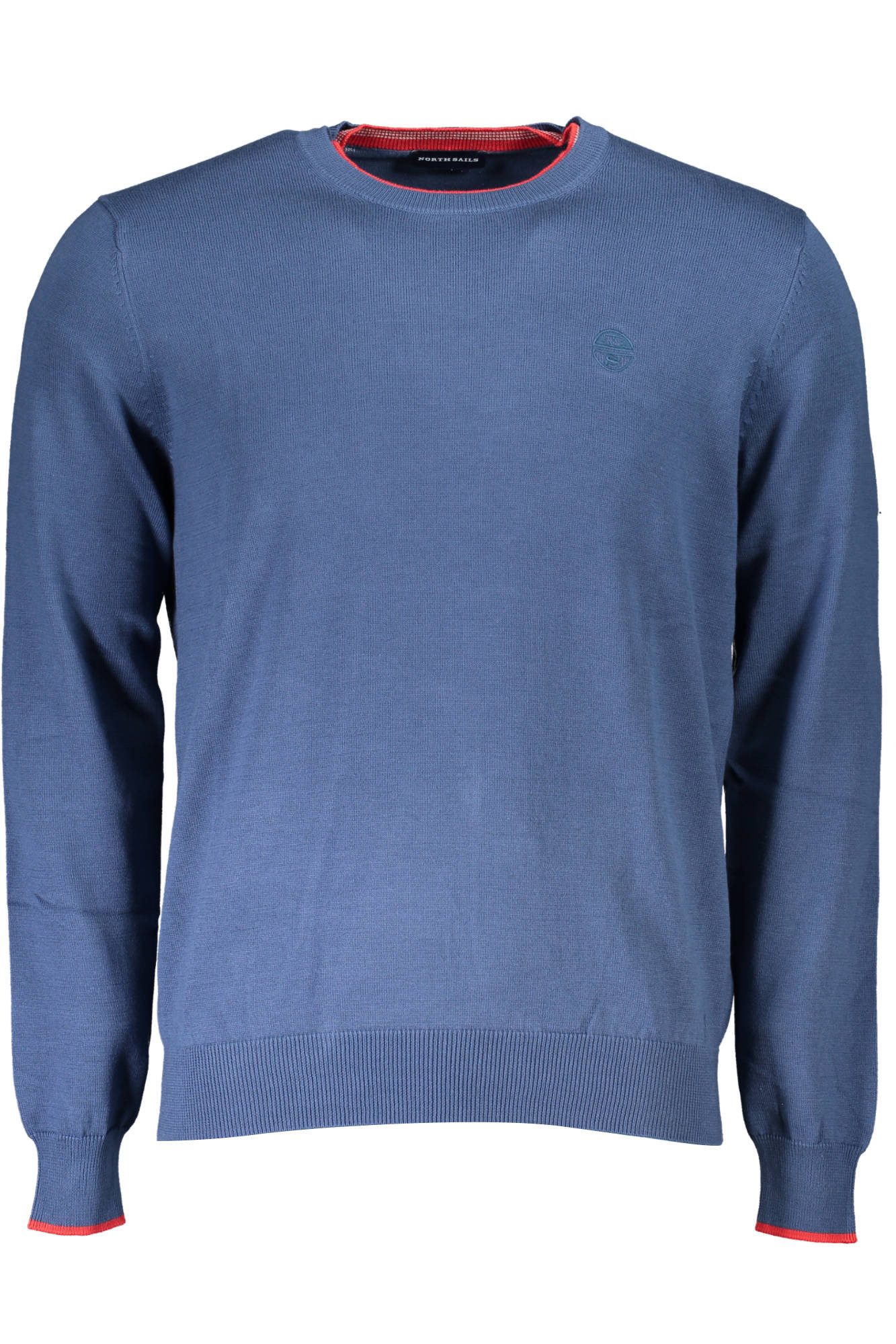North Sails Strickpullover Herren Pullover Blau – Bio-Baumwolle, Rundhals, Stilvolles Design. € 80,99