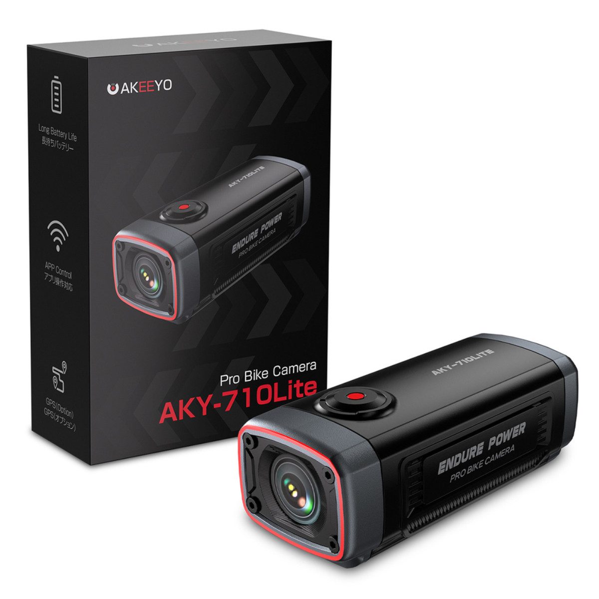 AKEEYO AKY-710lite Action Cam (Full HD, WLAN, 2,4 GHz, 1x opt. Zoom, Wasserdichte WLAN Actionkamera mit G-Sensor)