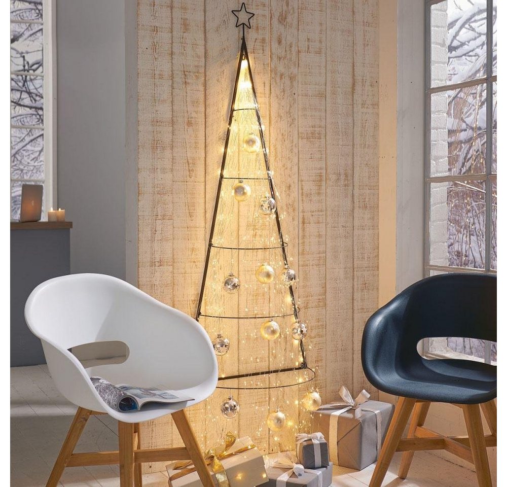 Hänge-Weihnachtsbaum, Wand-Objekt, Höhe 160 cm-HomeTrends