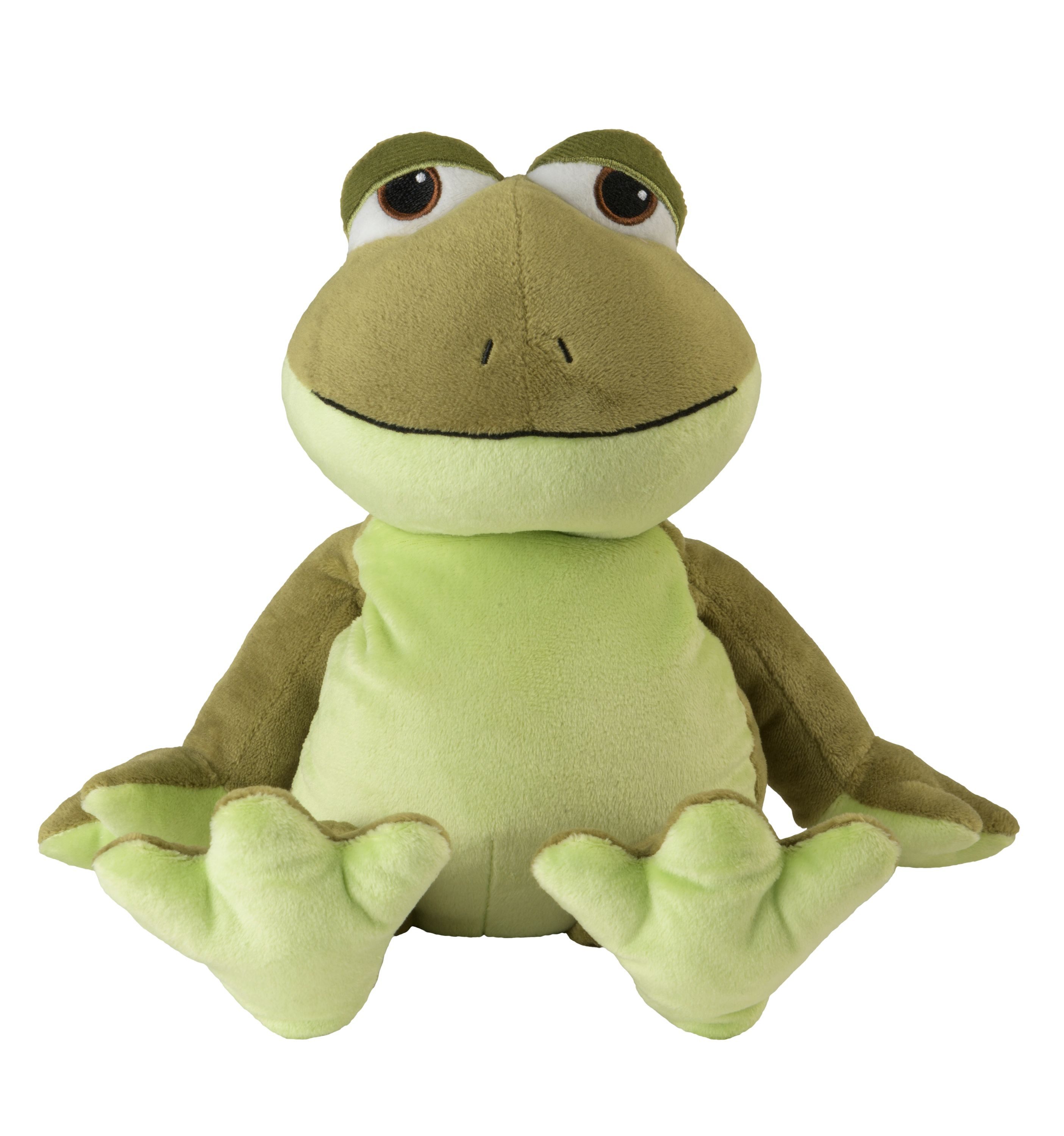 Warmies® Wärmekissen Warmies Wärmetier Frosch Kuscheltier Mikrowelle/Ofen, (Wärmekuscheltier)