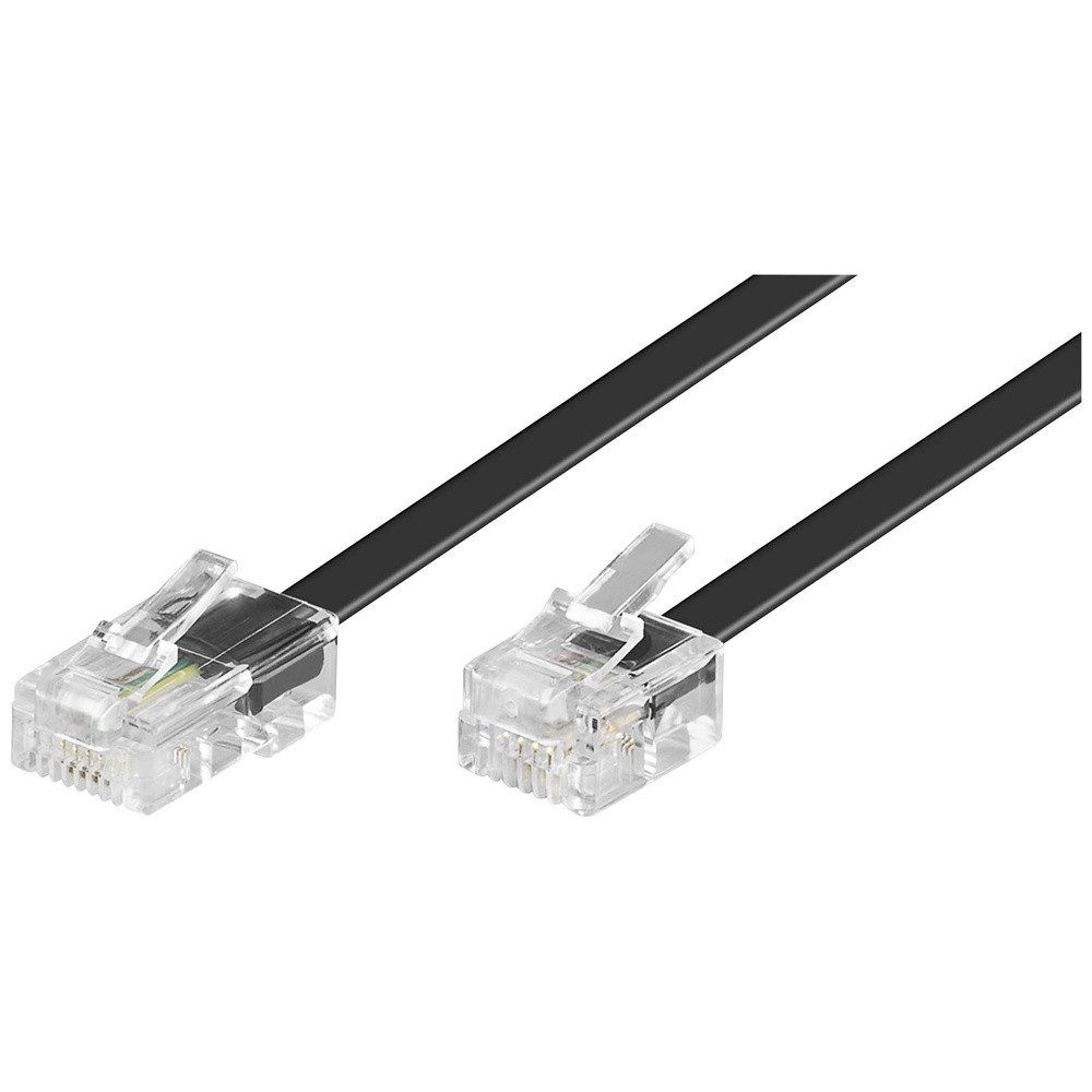 Goobay Telefon (analog) Anschlusskabel [1x RJ45-Stecker - 1x RJ11-Stec Telefonkabel