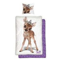 Kinderbettwäsche »Tiara Reh«, Tiaras Animal Club, mit Reh Motiv Kinderbettwäsche »Tiara Reh«, Tiaras Animal Club, mit Reh Motiv