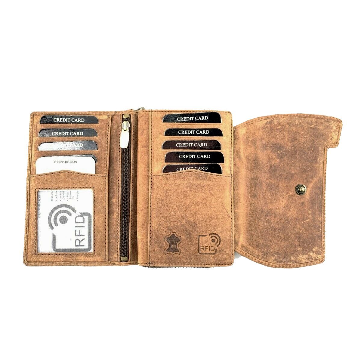 Buffalo Hill Geldbörse XL Büffelleder Portemonnaie, günstig online kaufen