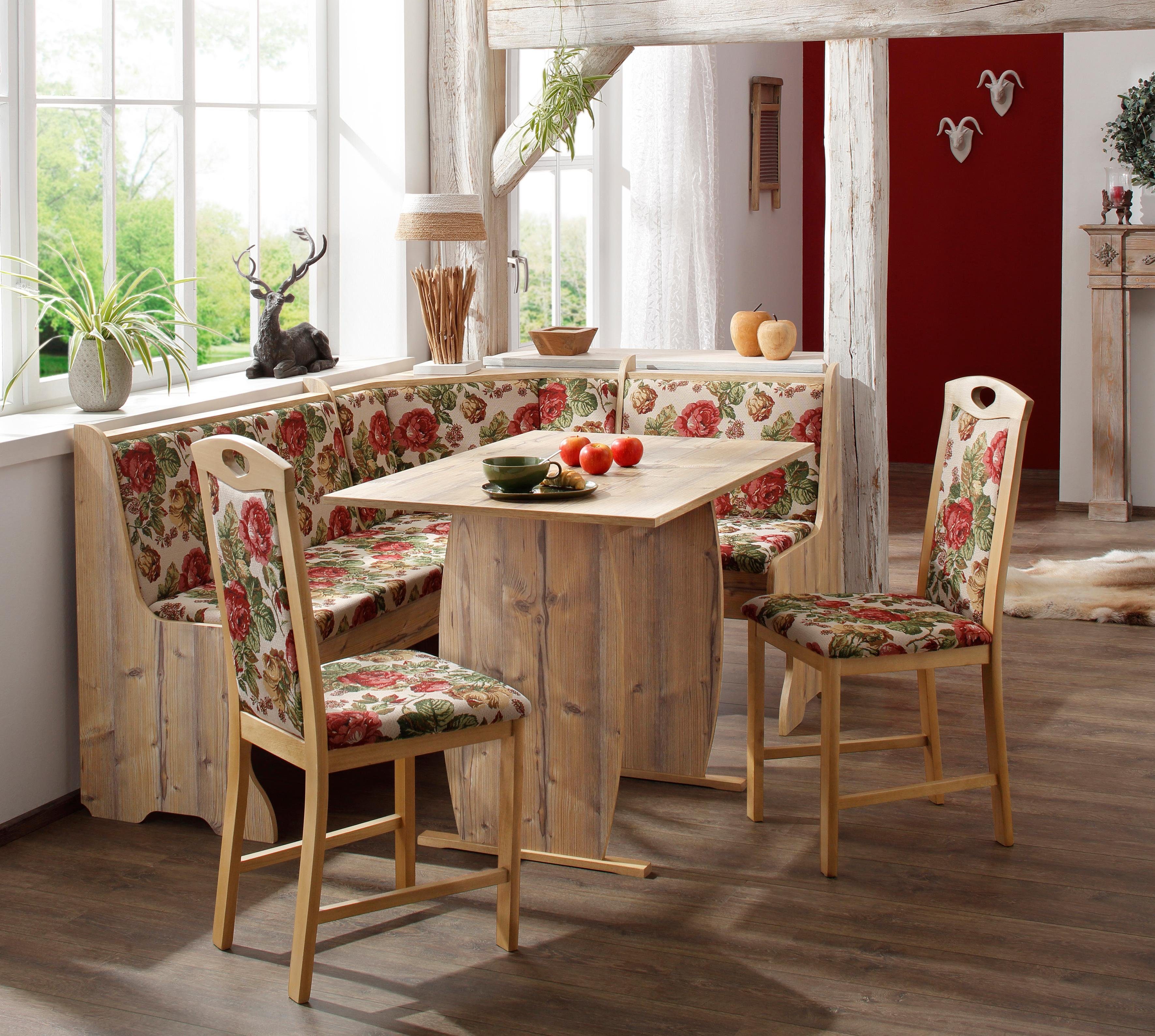 Home affaire Eckbankgruppe »Minden 1«, (Set, 4 tlg), im rustikalen