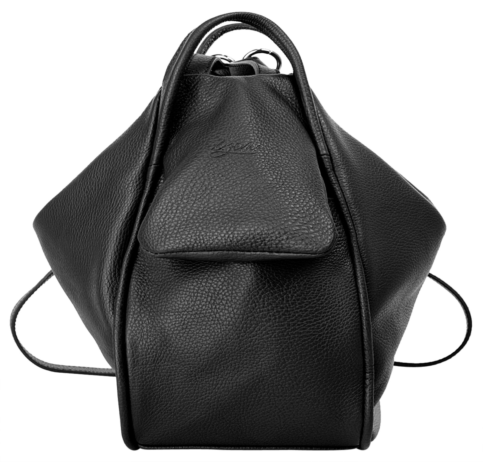 X-Zone Cityrucksack, echt Leder, Made in Italy