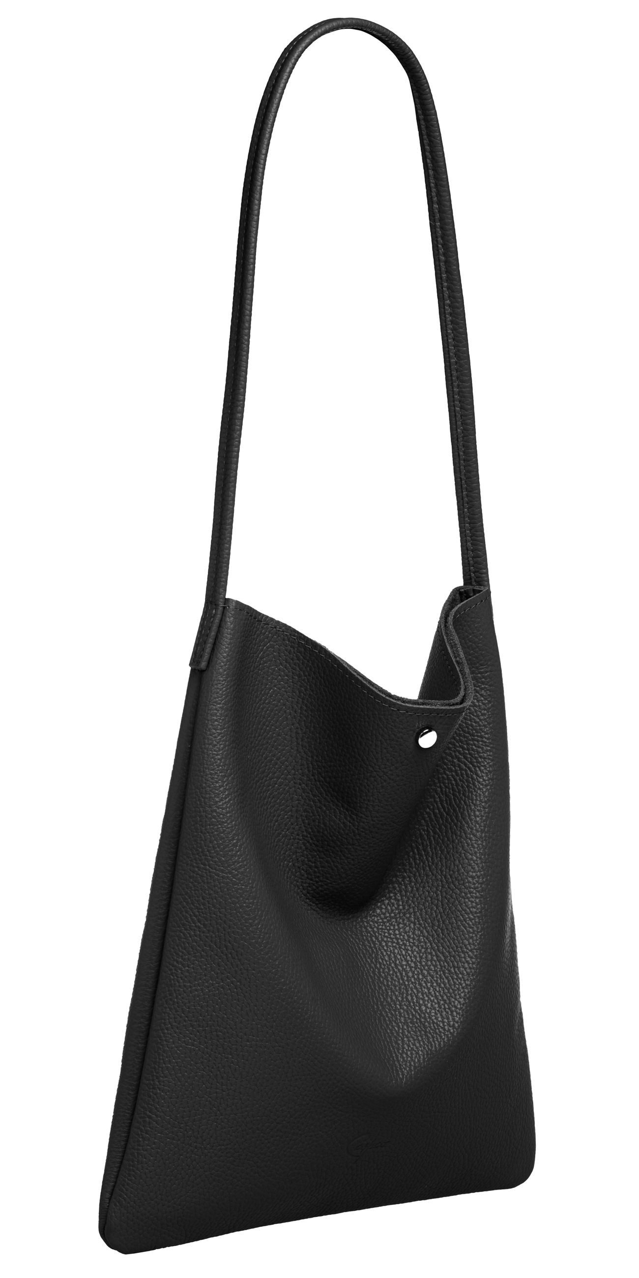 Caspar Schultertasche Mittelgroßer Leder Shopper Damen günstig online kaufen