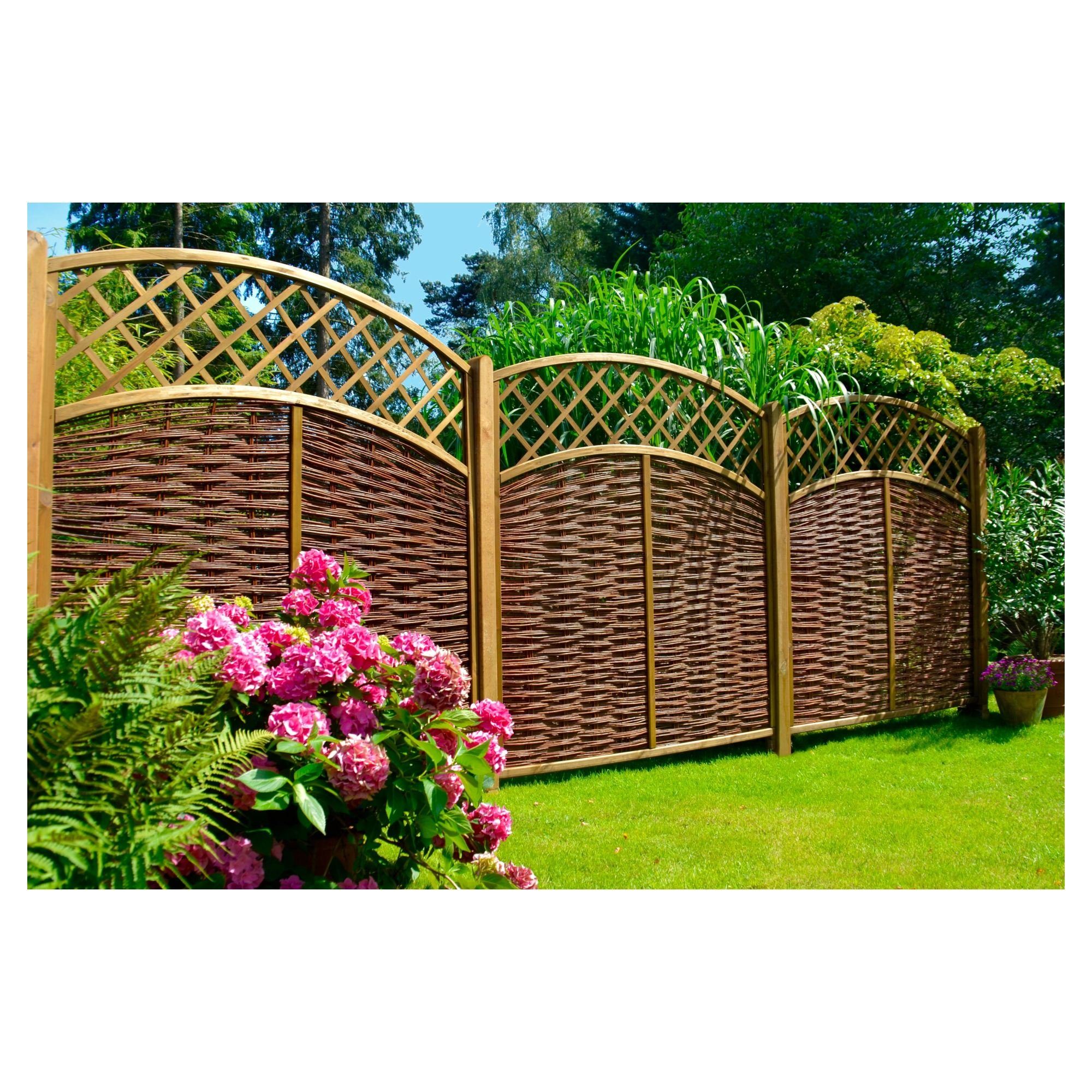 Tetzner & Jentzsch Gartenzaun DARGO-Weidengeflechtzaun
