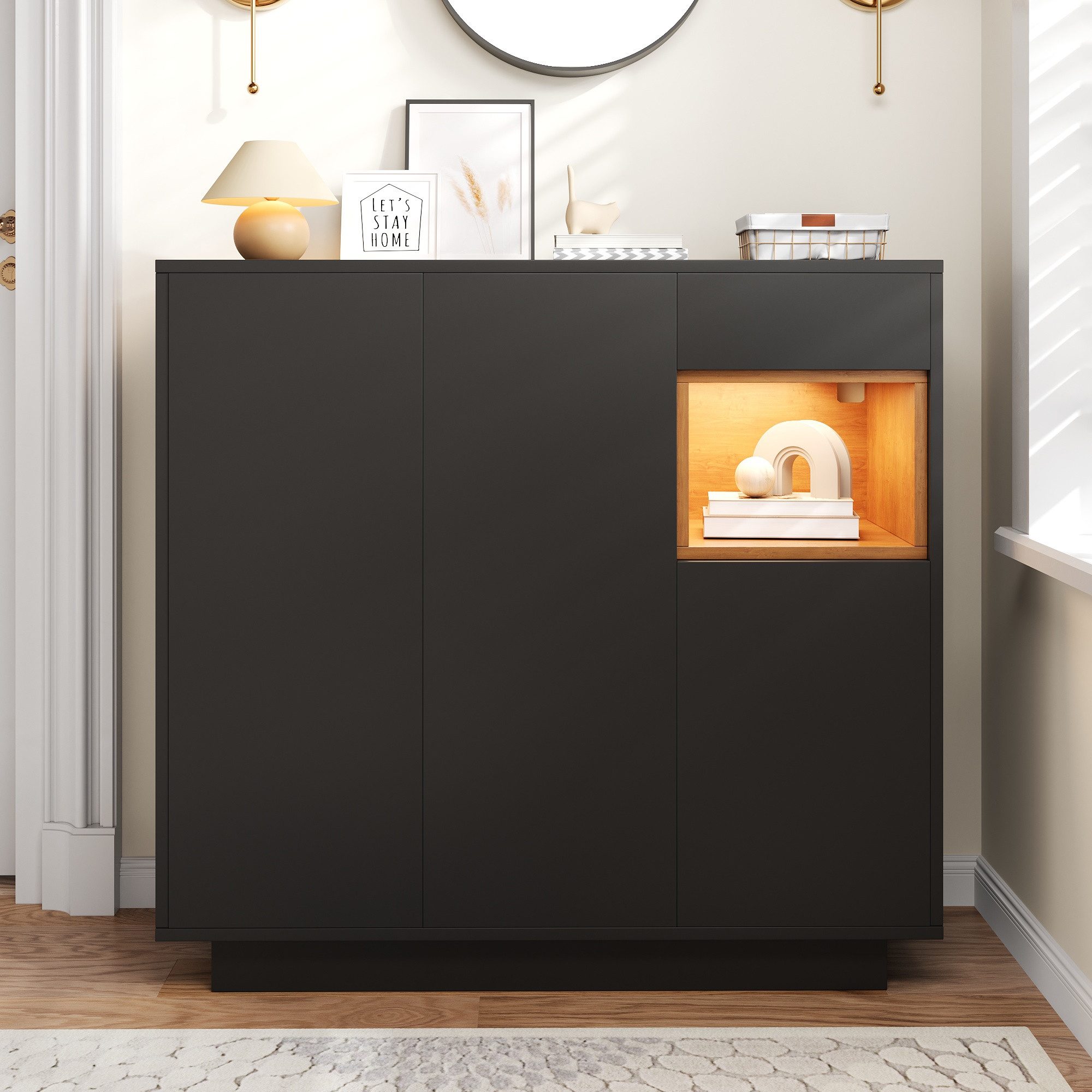 REDOM Schuhschrank Moderner Aufbewahrungsschrank (Schuhkommode, Schuhkipper günstig online kaufen