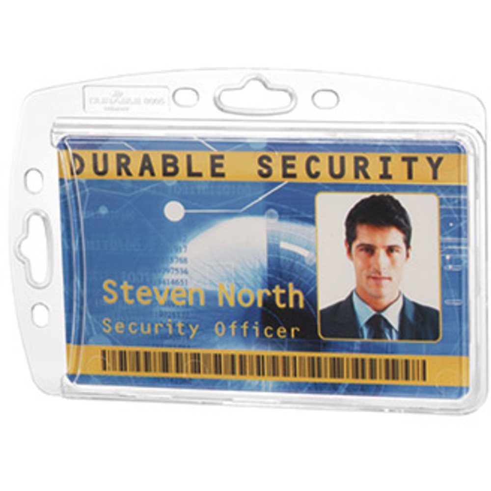 DURABLE Schlüsselanhänger Durable 890519 Ausweishalter kombinierbar mit Cli günstig online kaufen