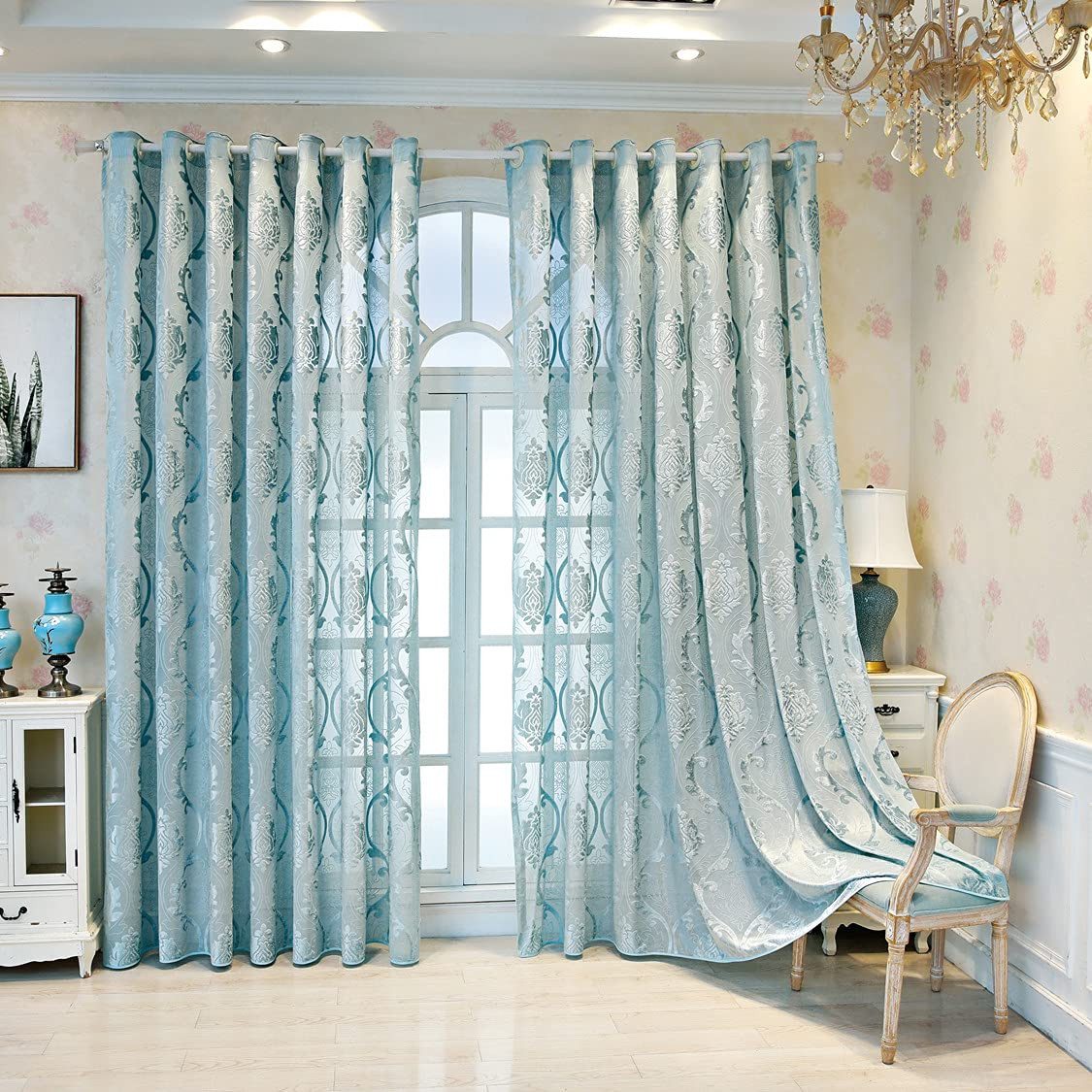 M&W DAS DESIGN Vorhang Wohnzimmer Schlafzimmer​​ Mit ösen 200Bx245H (1er), günstig online kaufen