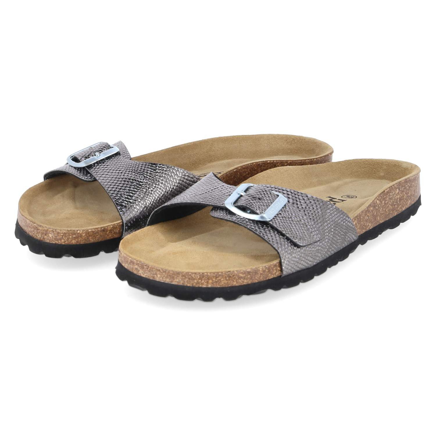 Palado Palado 0881-coralino antra Damen Synthetik anthrazit Pantolette