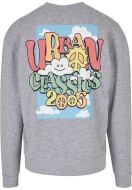 URBAN CLASSICS Rundhalspullover Urban Classics Herren Cloudy Crew (1-tlg)