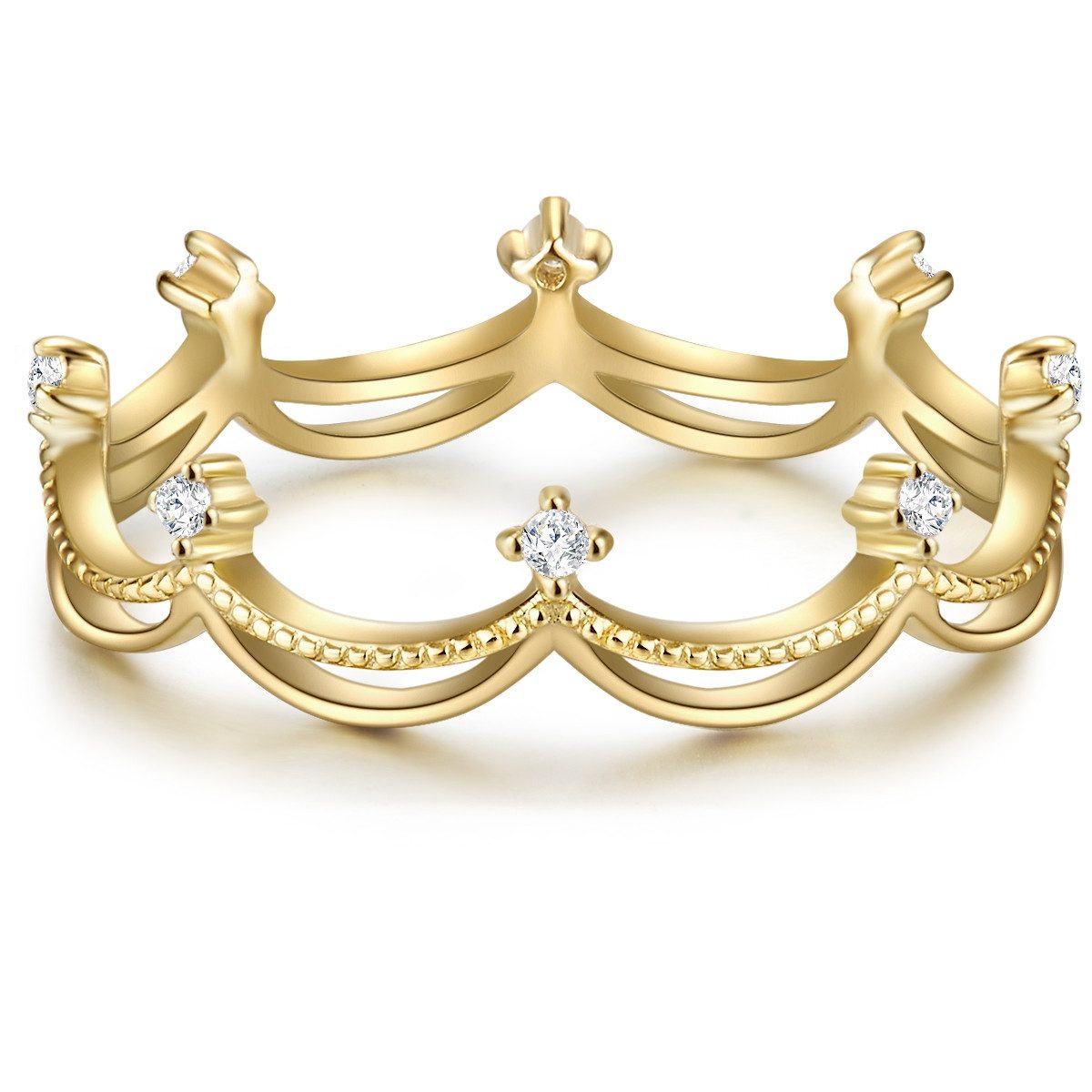 Glanzstücke München Fingerring GSM288 (1-tlg), aus Sterling Silber
