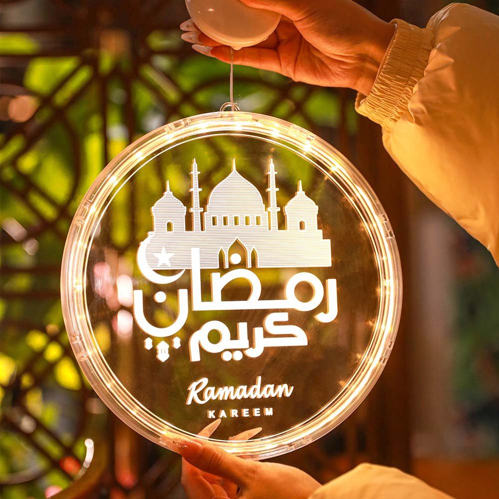 MUPOO LED-Lichterkette Eid Ramadan Lichterkette,6.3 Zoll LED Muslim Ramadan günstig online kaufen