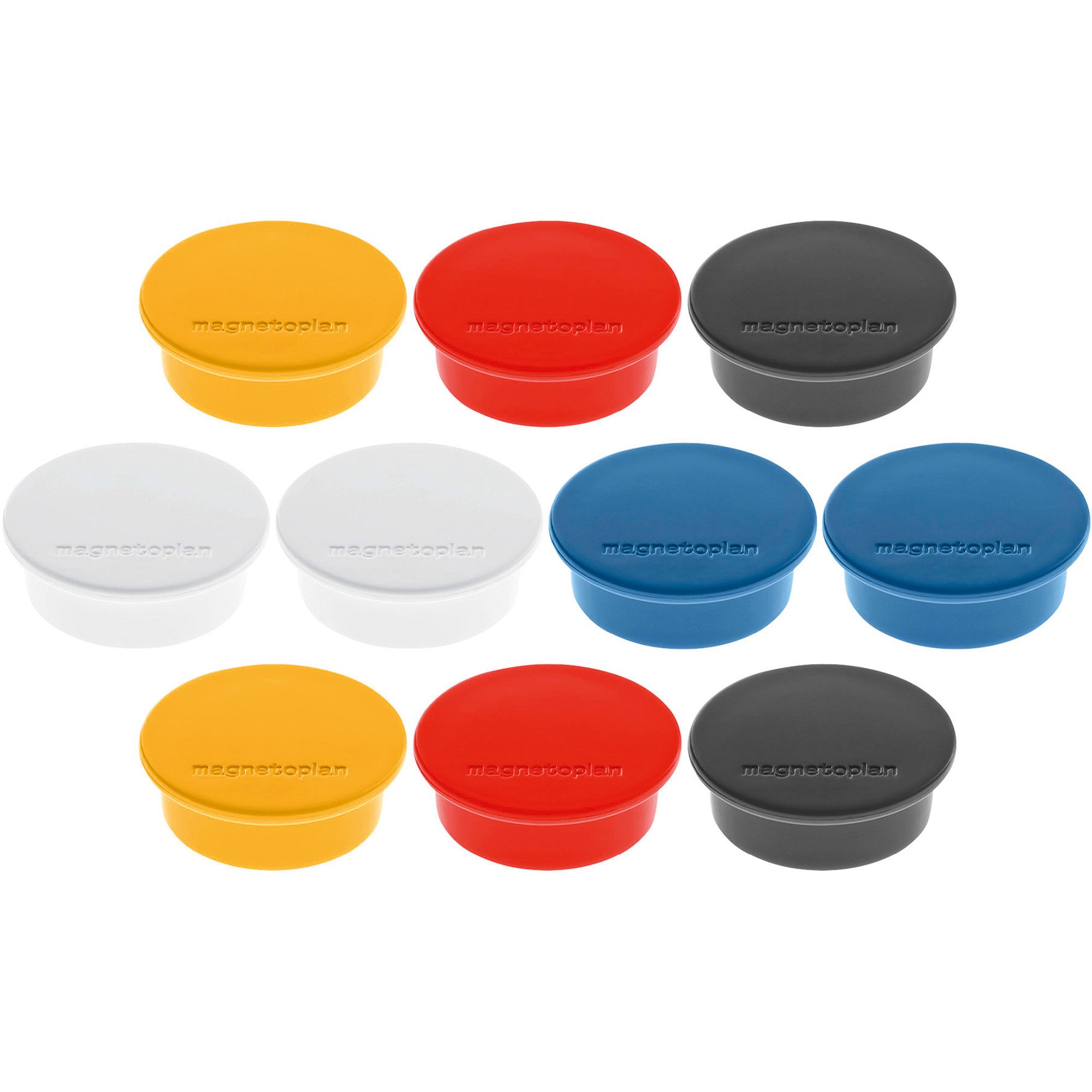 magnetoplan® Magnet Magnet Discofix Color 1662010 40mm sortiert 10 Stück
