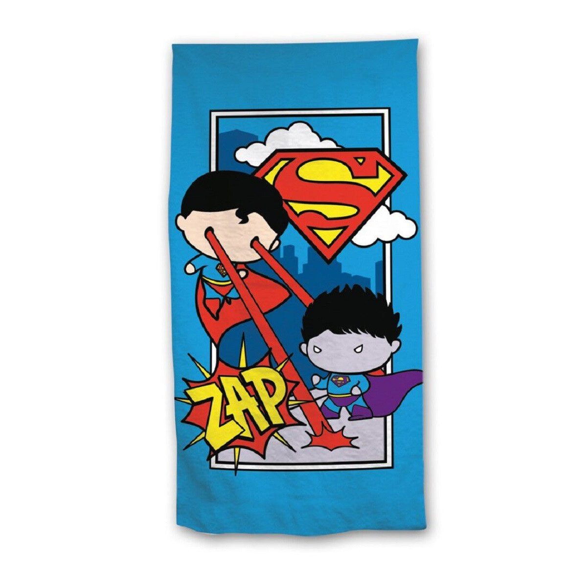 Superman Badetuch Superman Kinder Badetuch Strandtuch für Kinder 140x70 cm, (1-St)