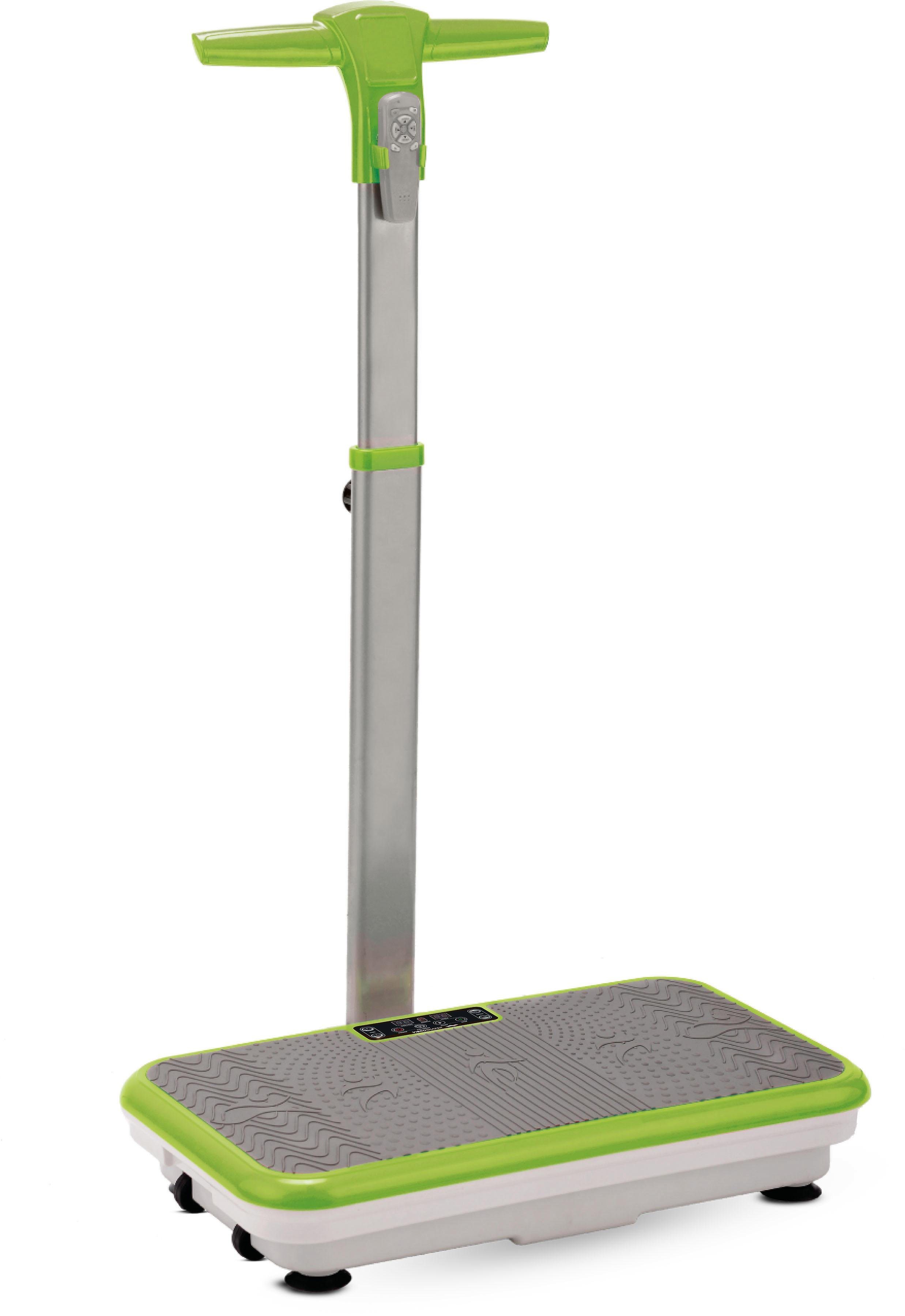 Vibrationsplatte, 200 W, 3 Intensitätsstufen, (Set, mit Trainingsbändern), mit Haltestange Vibrationsplatte, 200 W, 3 Intensitätsstufen, (Set, mit Trainingsbändern), mit Haltestange