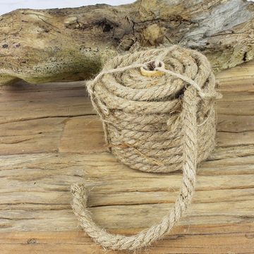 Macosa Home Jute Seil 10 M Dekoseil Naturfarben Tau Jutekordel Deko Seil (Tauseil Boho Rustikal, DIY Dekoration Handwerk), Makramee-Seil Kordel Kordelband