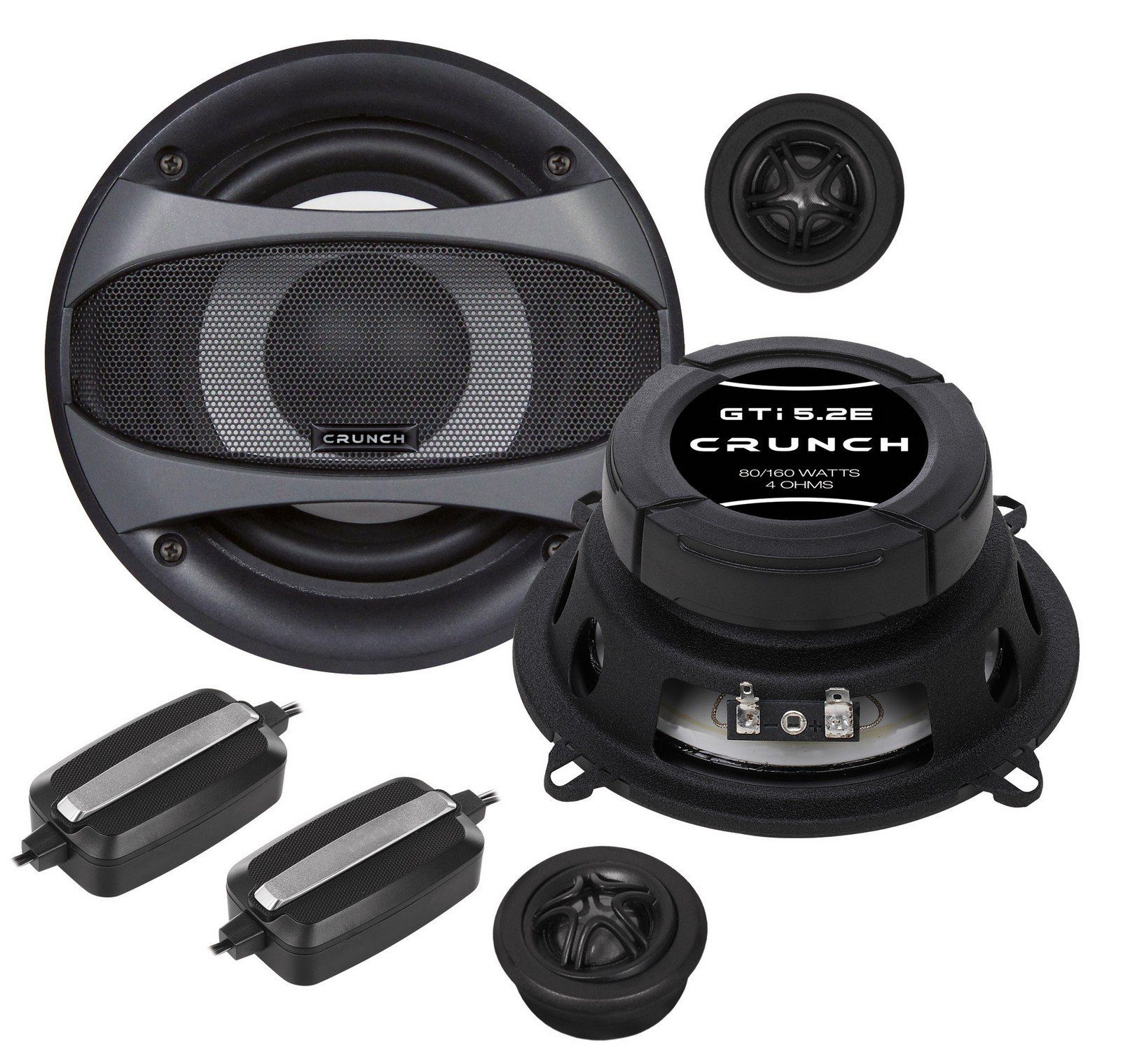 13cm Komponenten-System GTI-5.2E Auto-Lautsprecher Crunch 2-Wege