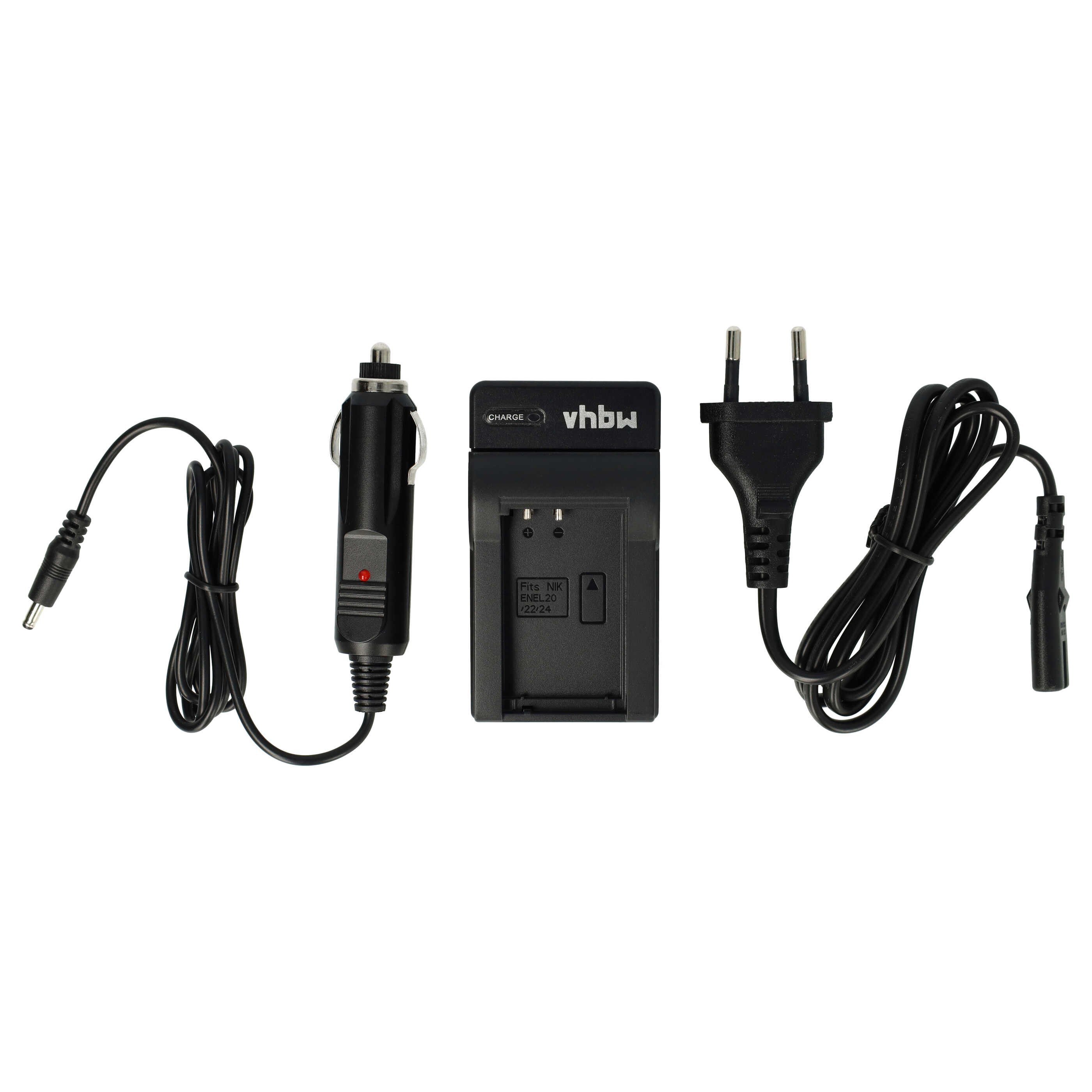 vhbw passend für Nikon 1 S1, AW1, J1, J2, J3, V3 Digitalkamera / Kamera / Kamera-Ladegerät