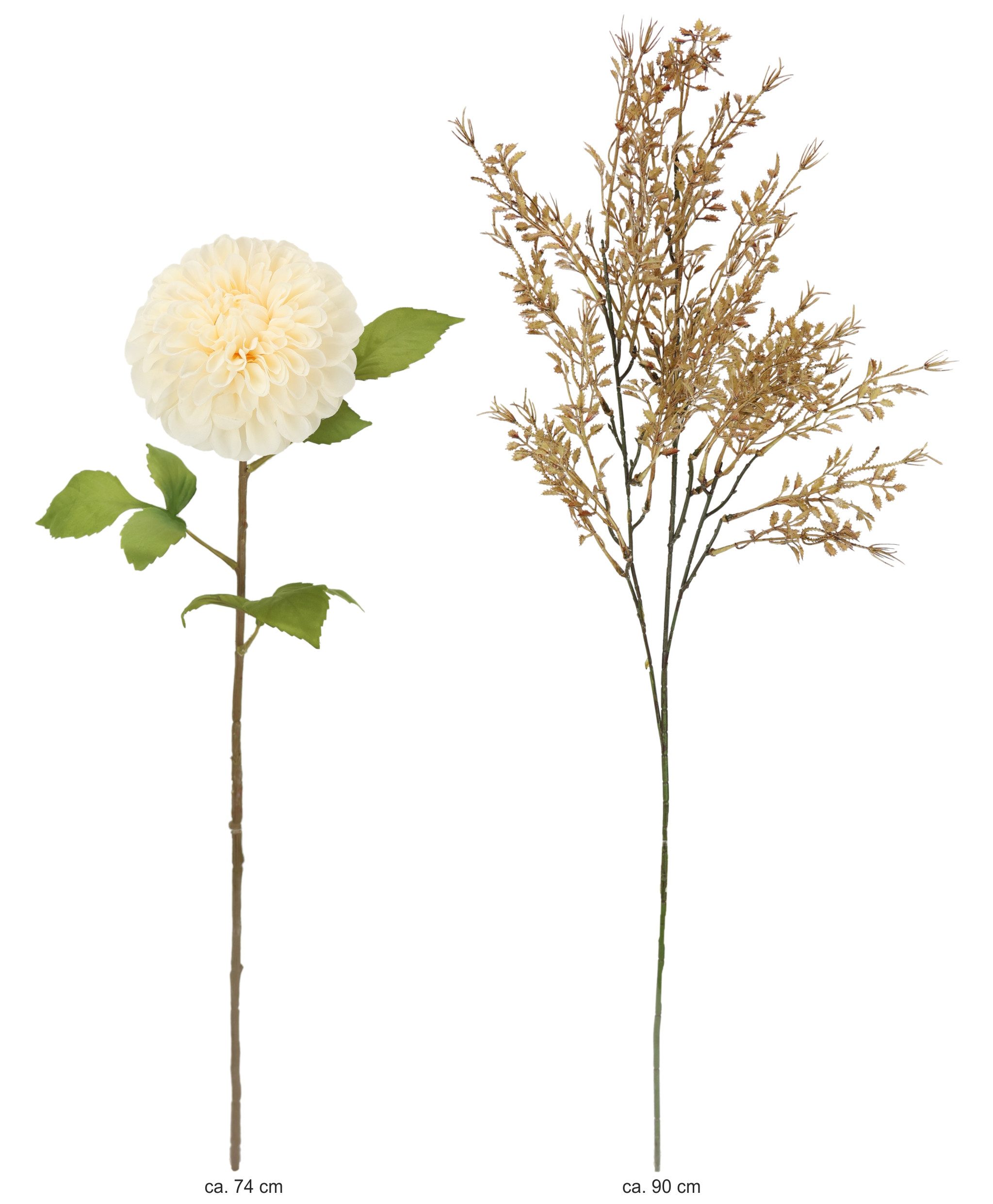 Kunstblumenstrauß Kunstblumen Set Dahlie1, I.GE.A., Höhe günstig online kaufen