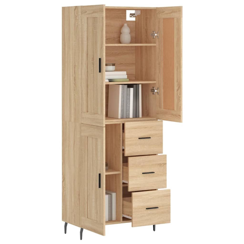 vidaXL Highboard Highboard Sonoma-Eiche 69,5x34x180 cm günstig online kaufen